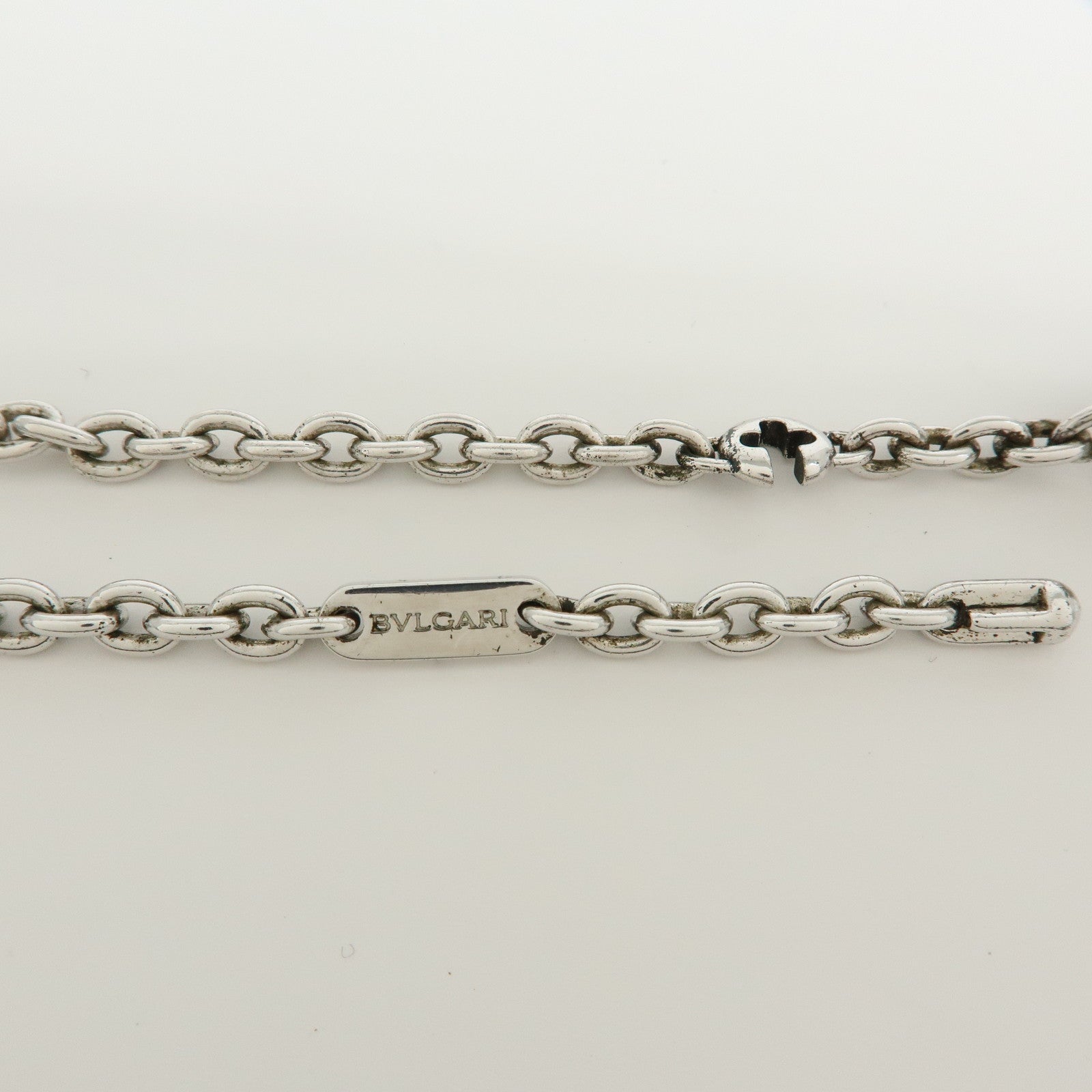 BVLGARI B-zero 1 SV925 Bag Charm Key Chain Silver