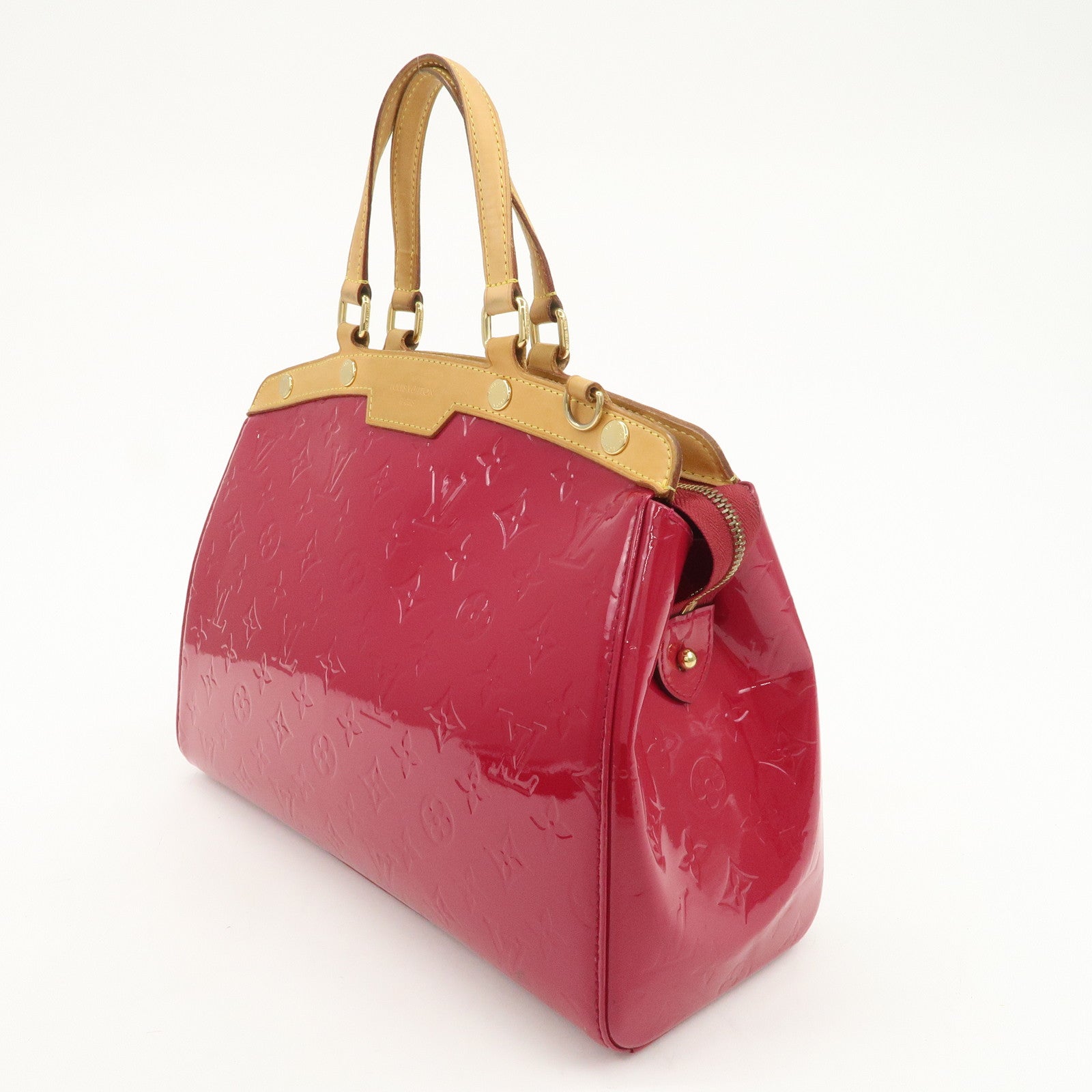 Louis Vuitton Vernis Brea MM 2Way Bag Hand Bag RoseIndien M91798