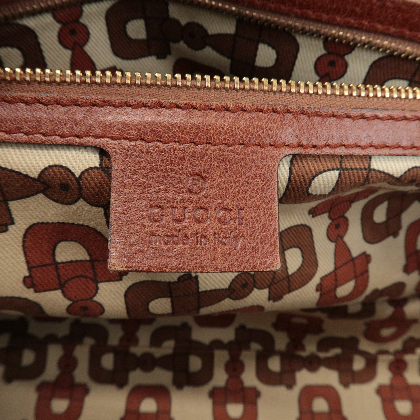 GUCCI Guccissima Leather Tote Bag Hand Bag Brown 181511