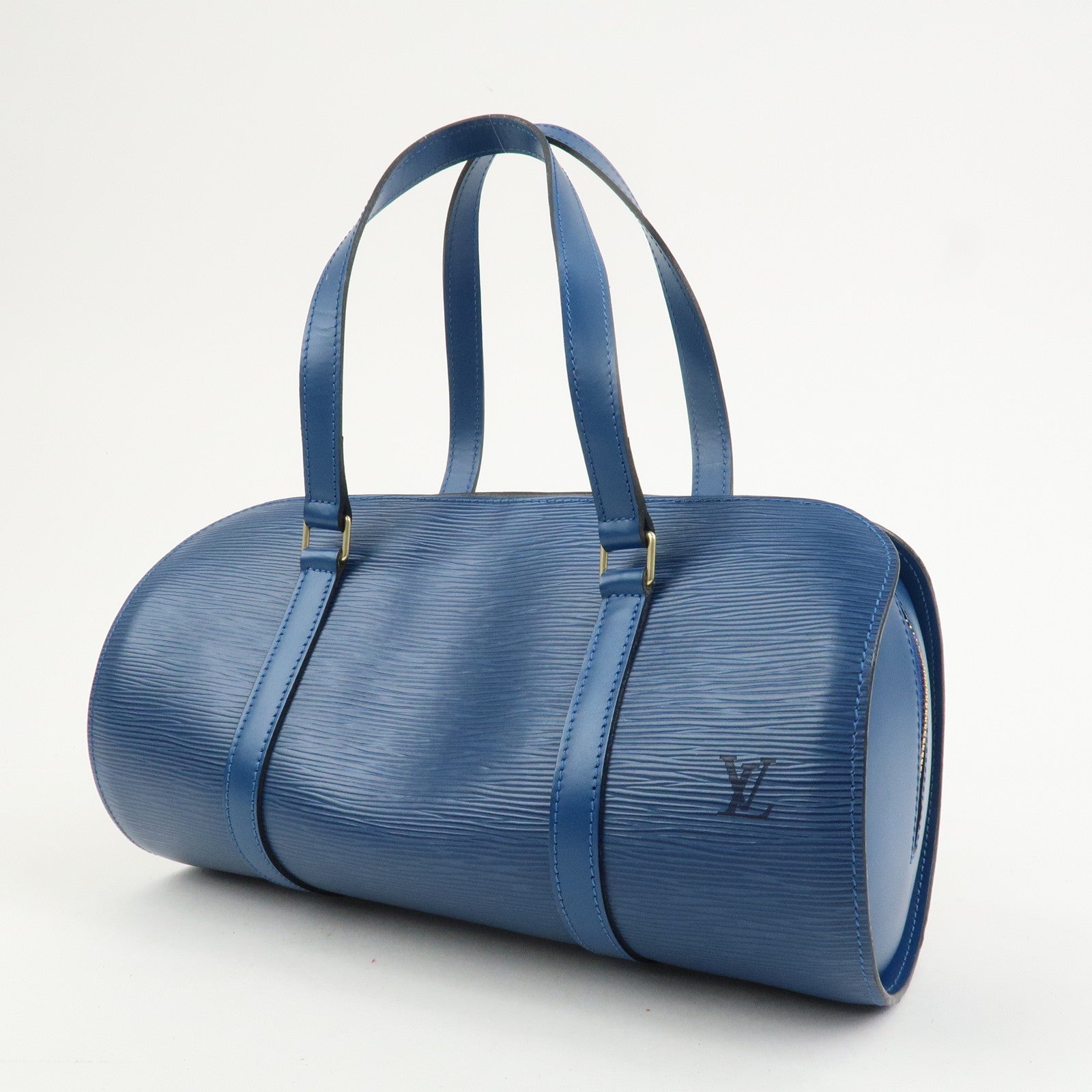 Louis Vuitton Epi Soufflot Shoulder Bag Hand Bag Toledo Blue M52225