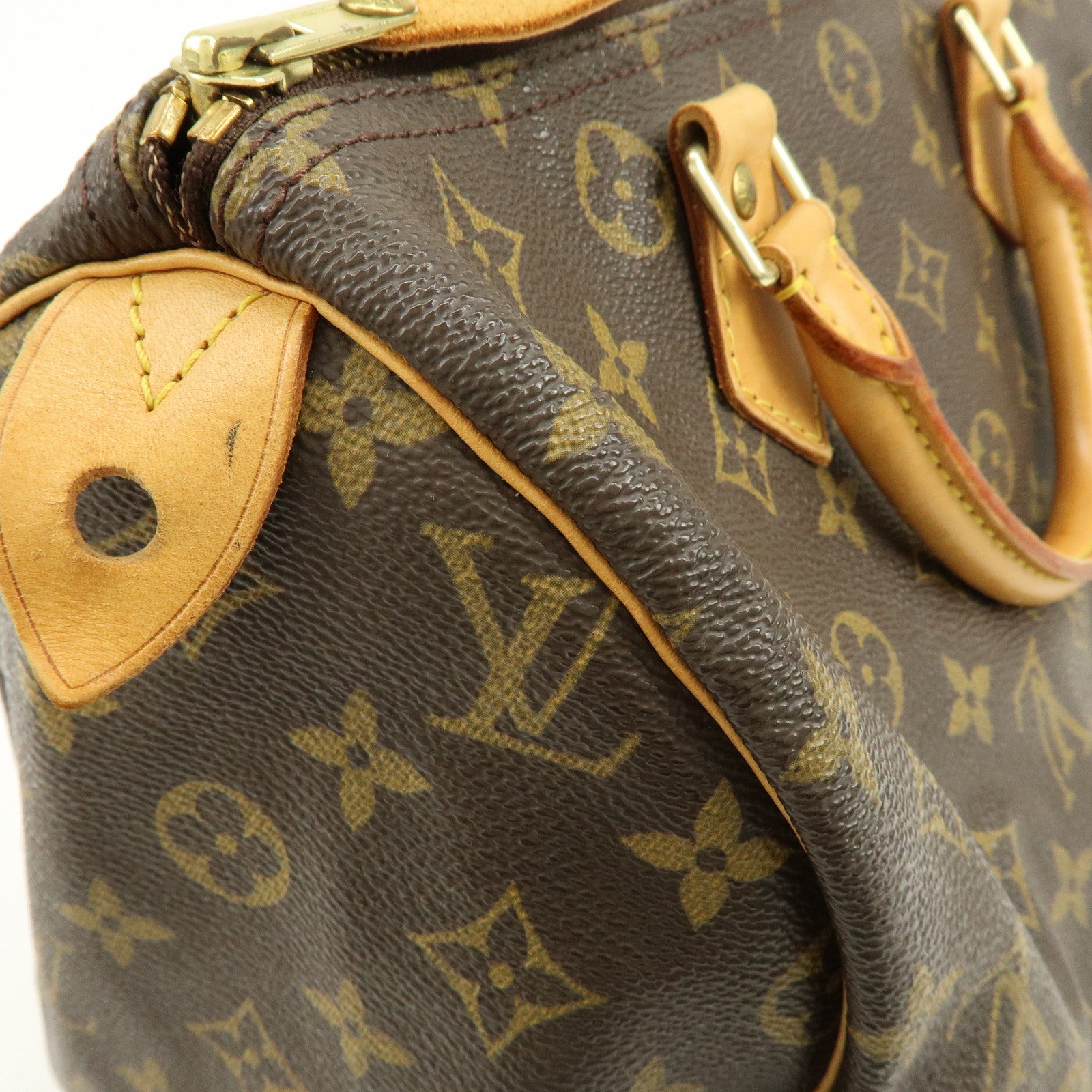 Louis Vuitton Monogram Speedy 30 Boston Bag Hand Bag Brown M41526