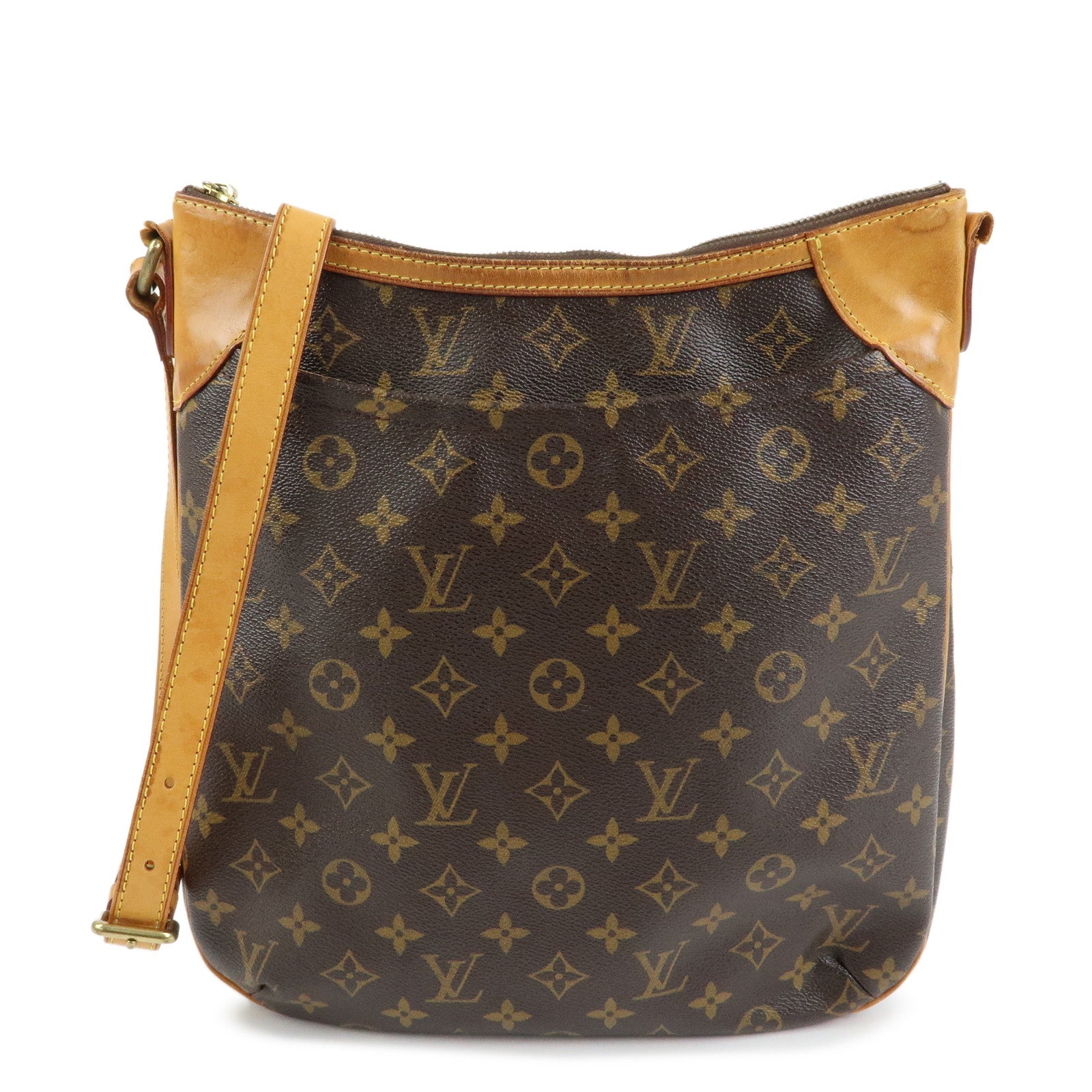Louis Vuitton Monogram Odeon PM Shoulder Bag Brown M56390