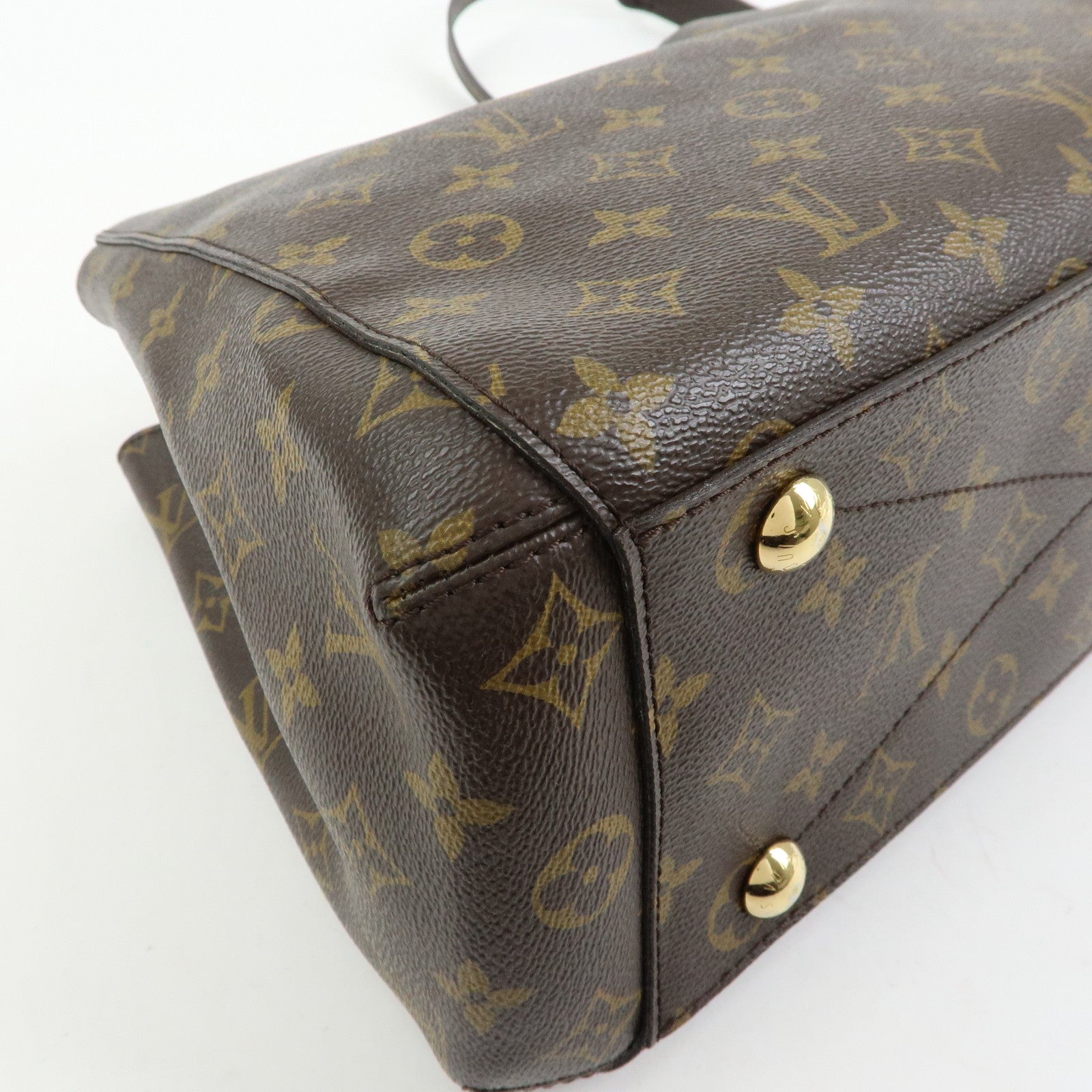 Louis Vuitton Monogram Montaigne BB 2Way Bag Hand Bag Brown M41055