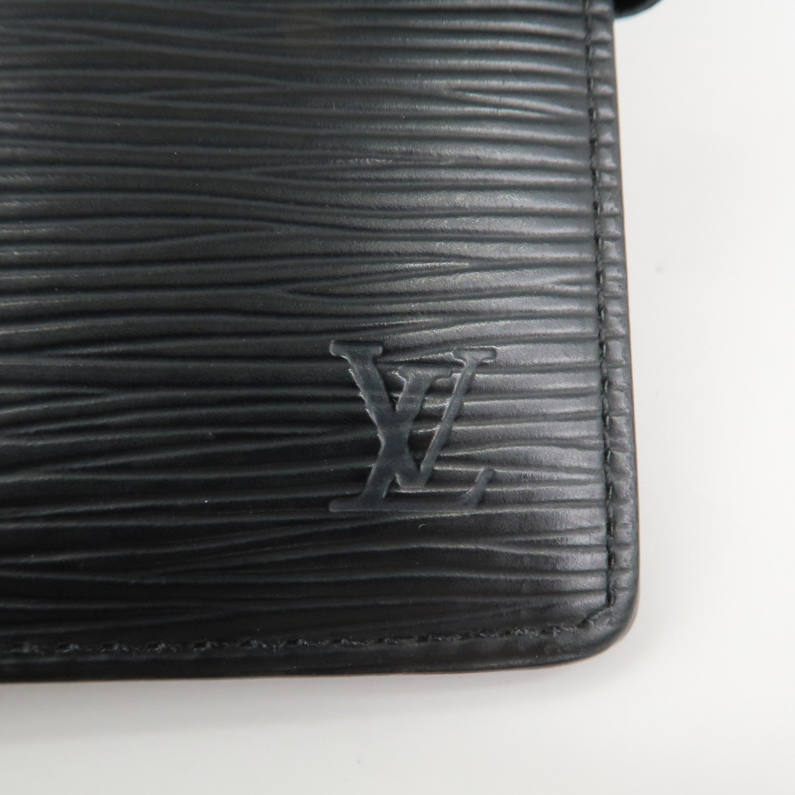 Louis Vuitton Epi Agenda PM Planner Cover Noir R20052