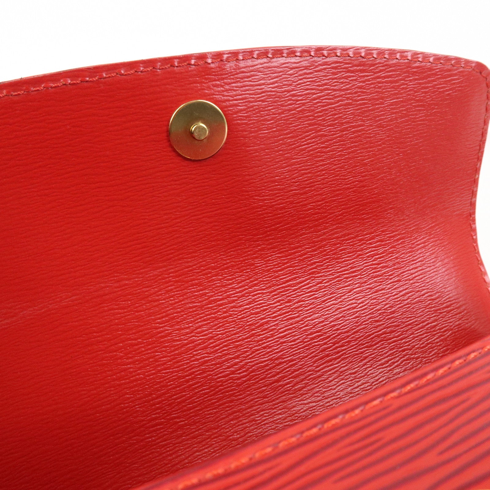 Louis Vuitton Epi Buci Shoulder Bag Hand Bag Castilian Red M52207
