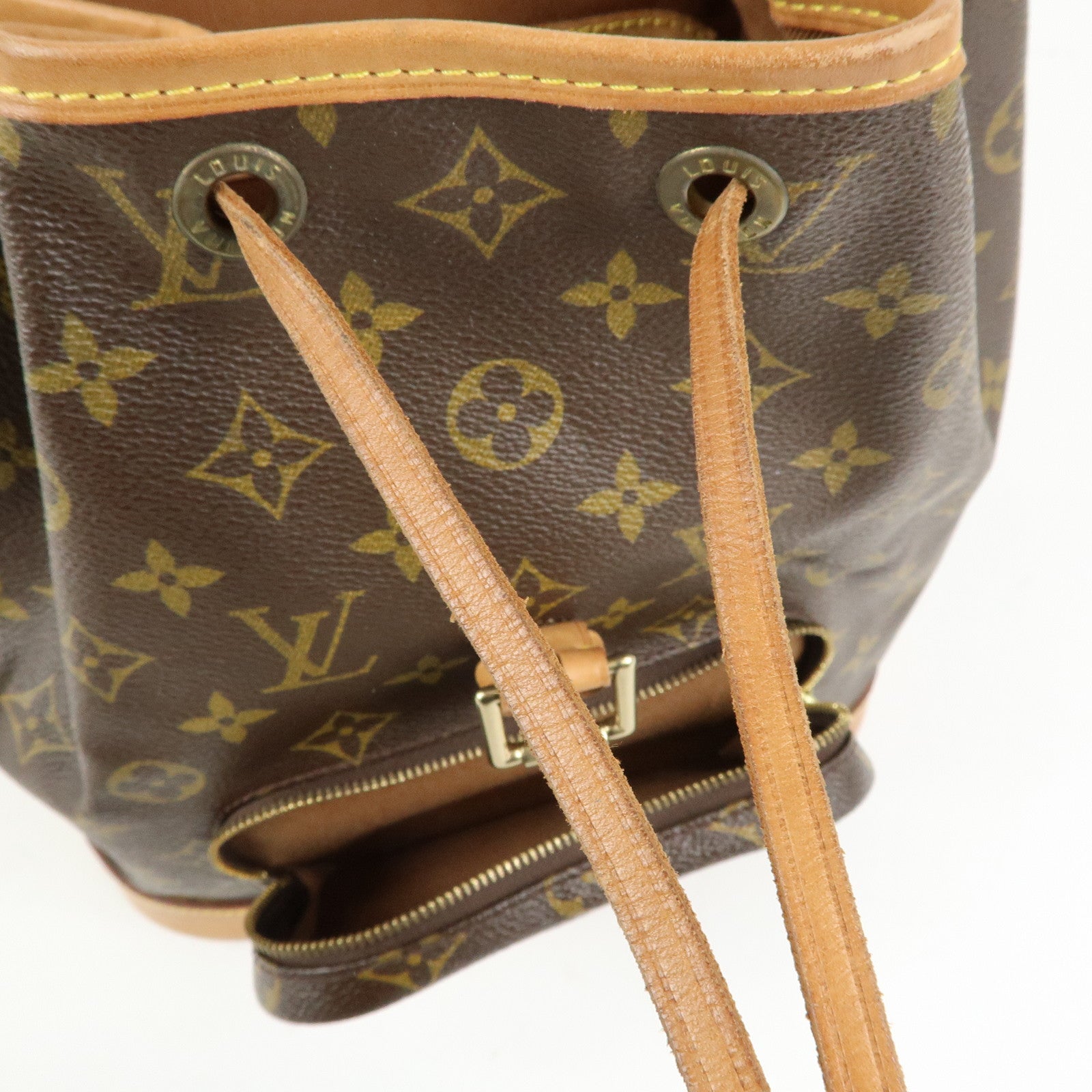 Louis Vuitton Monogram Montsouris MM Backpack Brown M51136