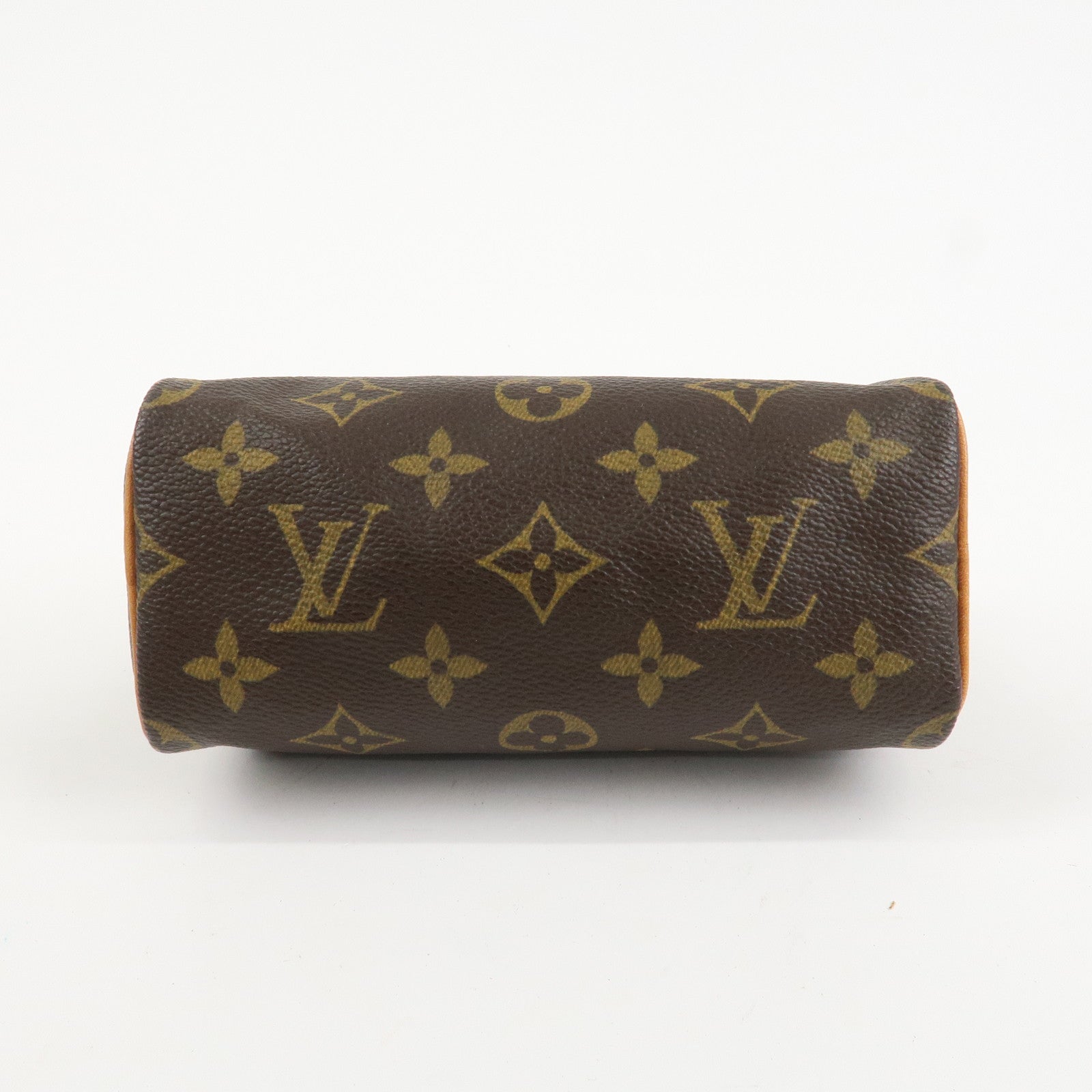 Louis Vuitton Monogram Mini Speedy Hand Bag Brown M41534 Used