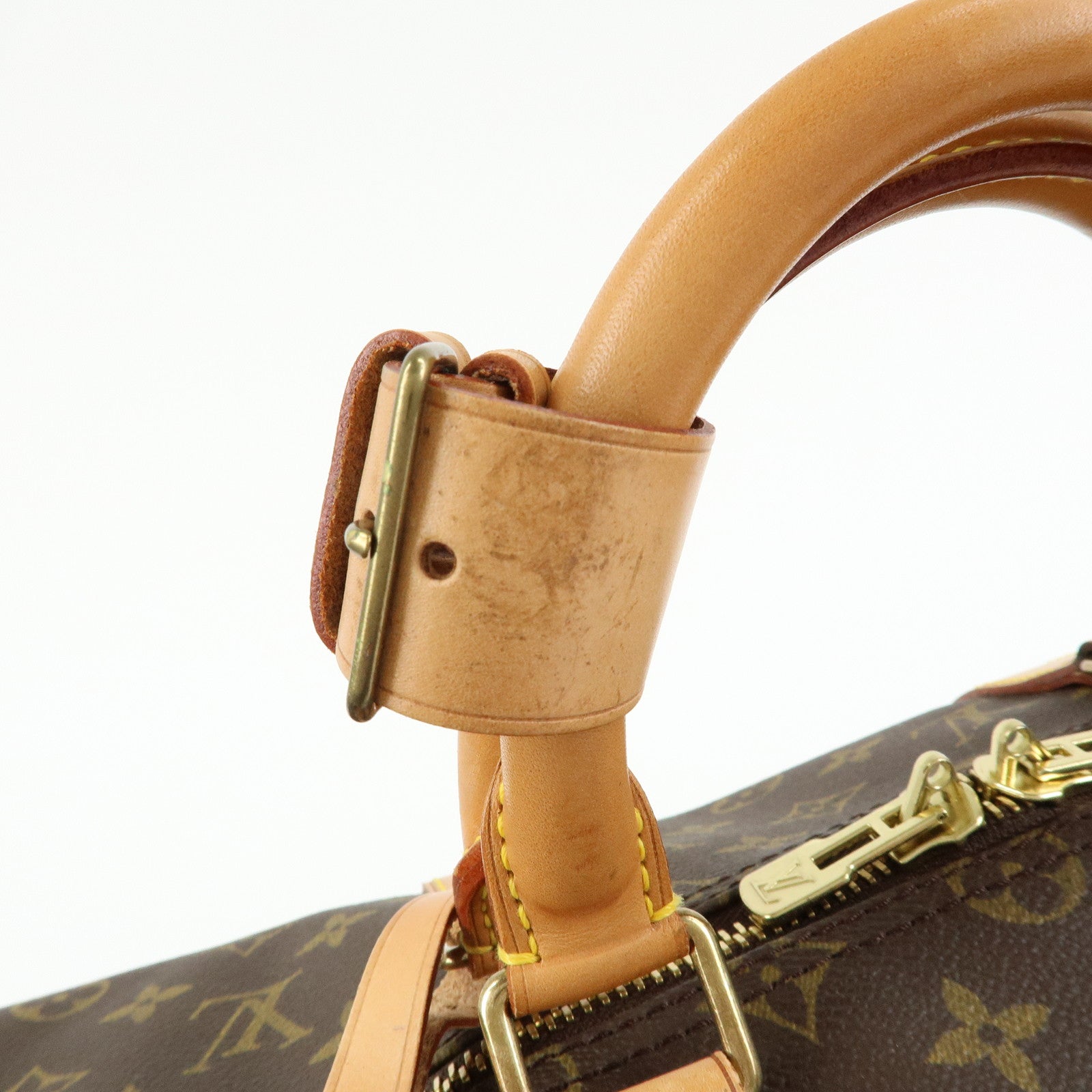 Louis Vuitton Monogram Keep All 50 Boston Bag Hand Bag Brown M41426