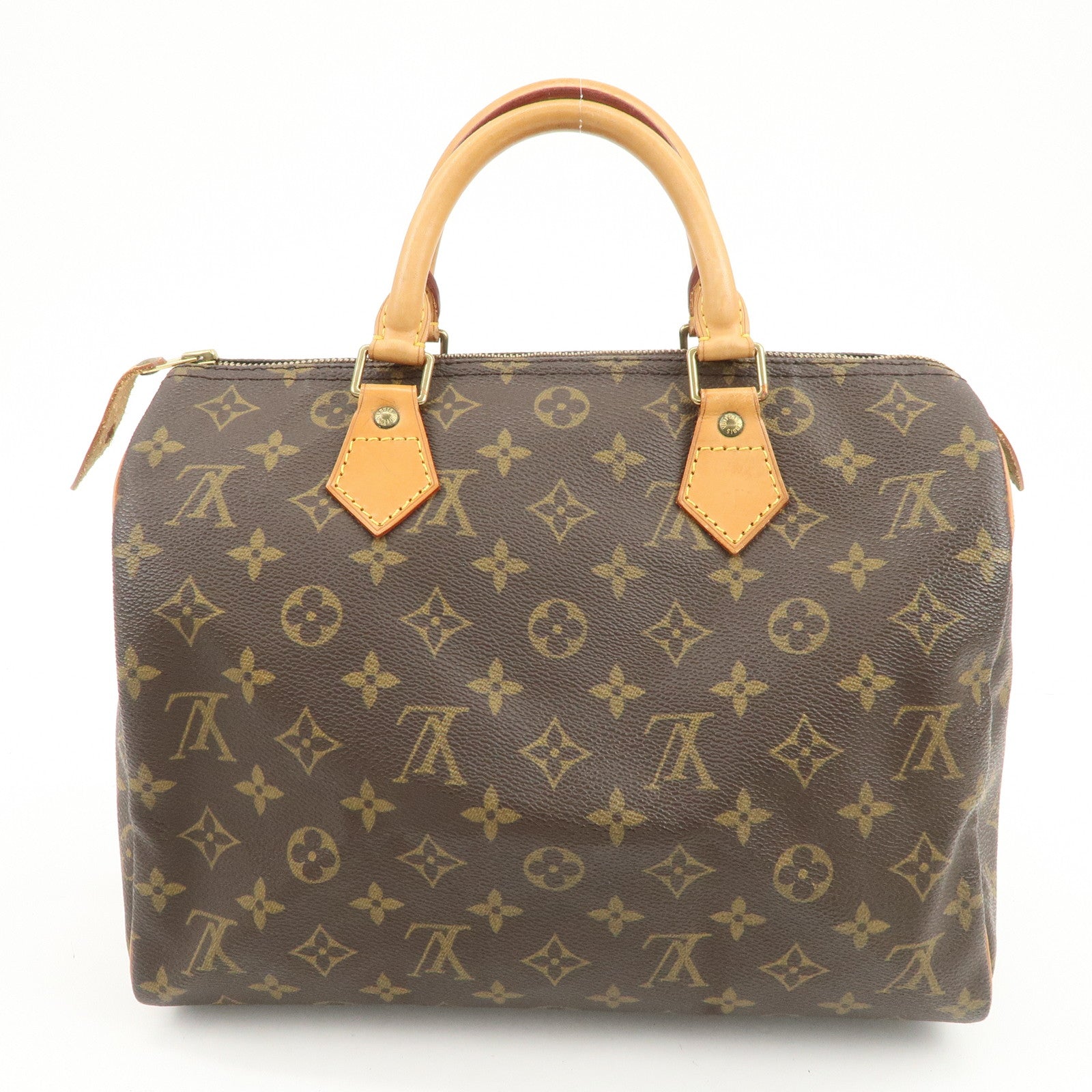 Louis Vuitton Monogram Speedy 30 Boston Bag Hand Bag Brown M41526