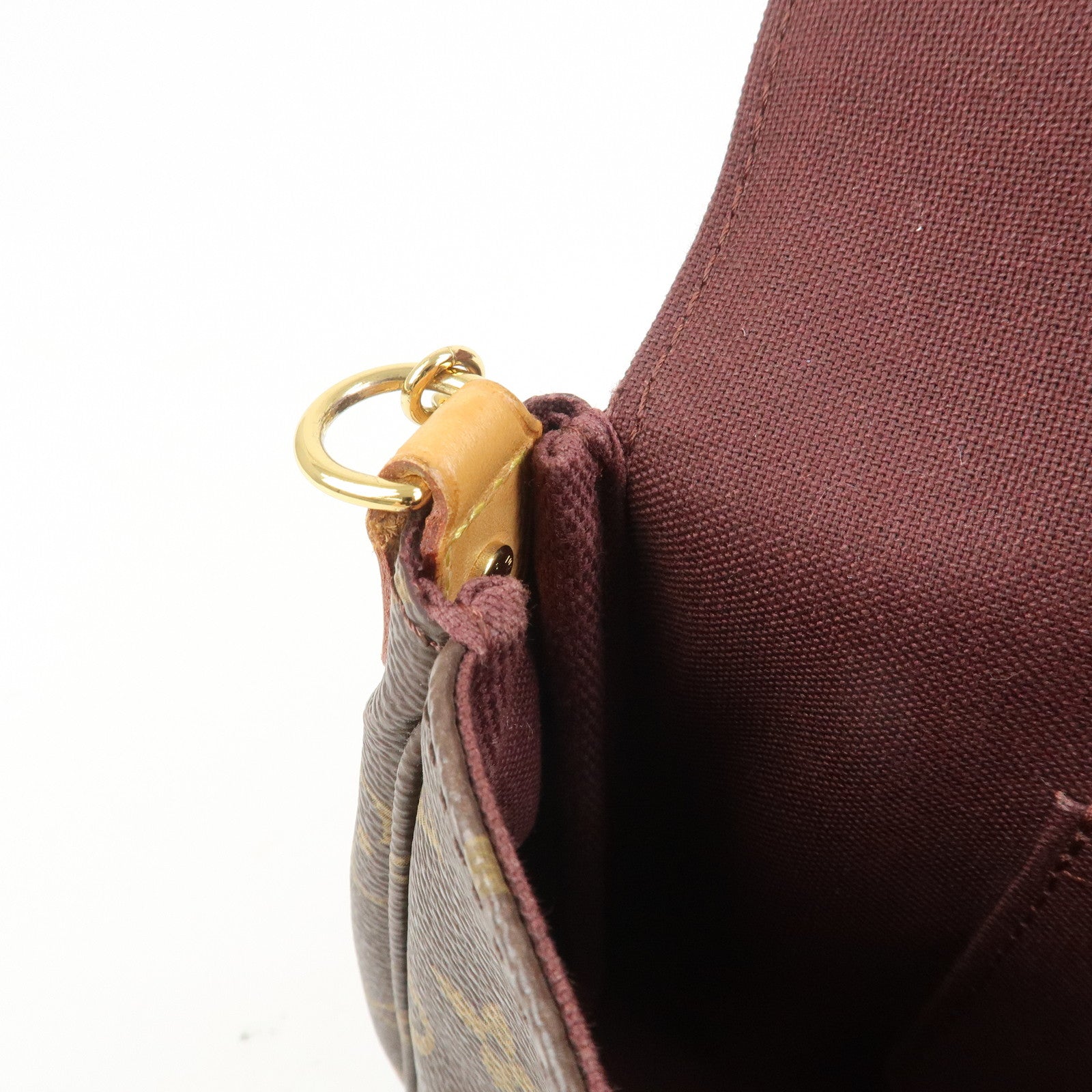 Louis Vuitton Monogram Favorite MM Shoulder Bag Brown M40718