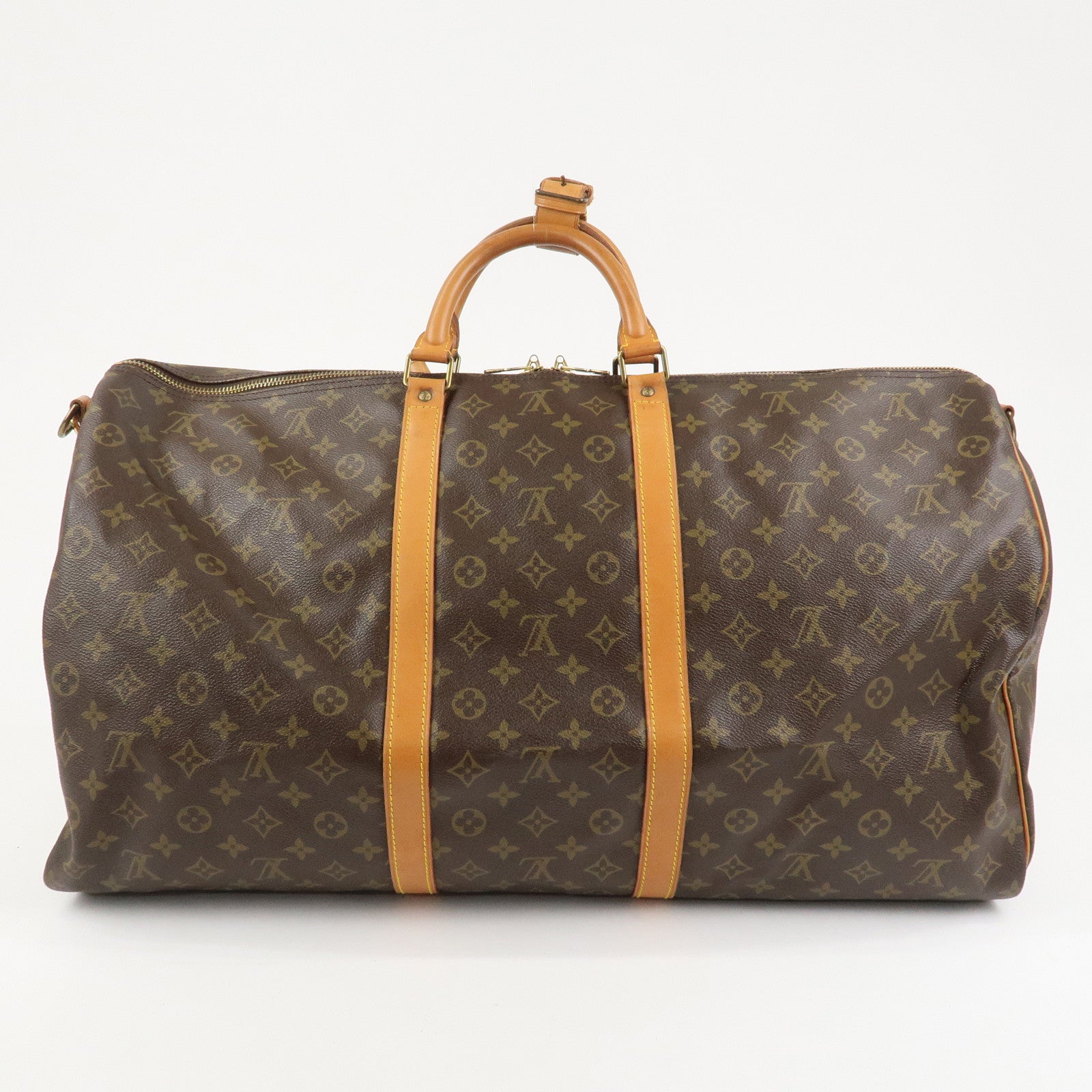 Louis Vuitton Monogram Keep All Bandouliere 60 Boston Bag M41412
