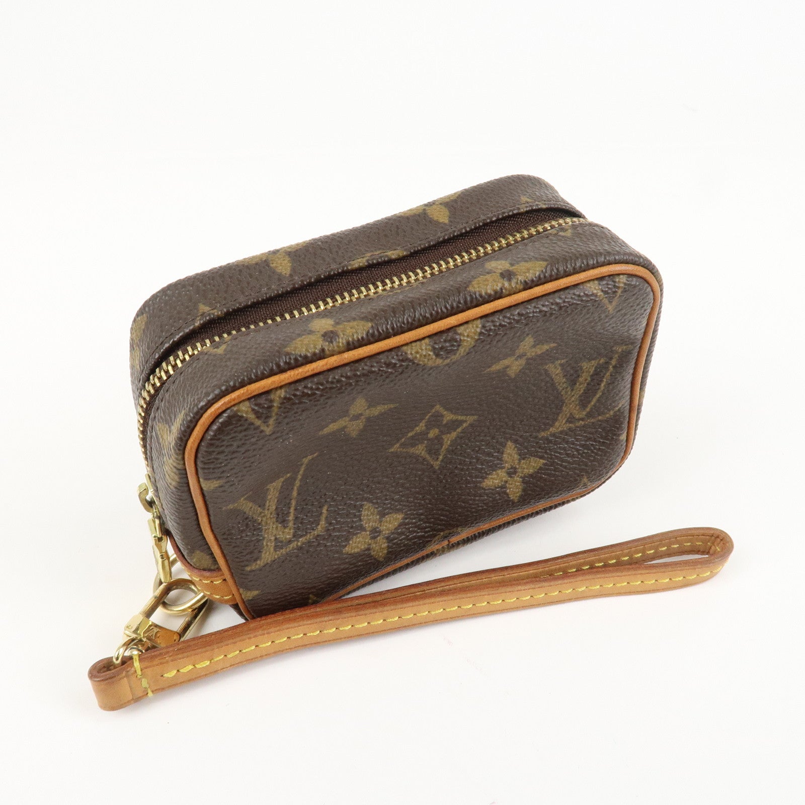 Louis Vuitton Monogram Trousse Wapity Pouch Camera Case M58030 Used