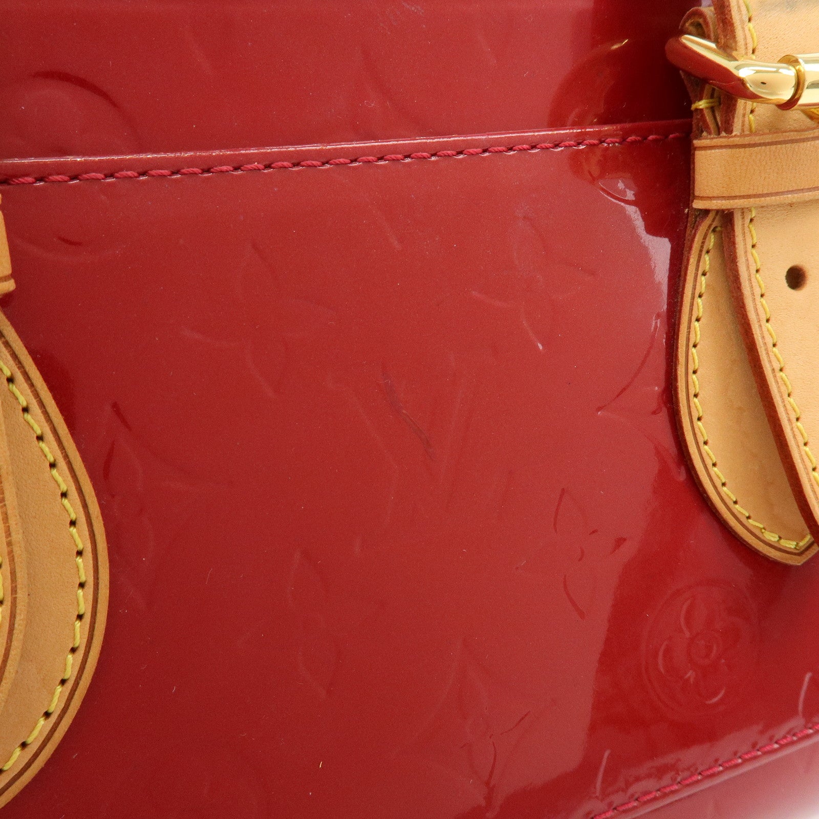 Louis Vuitton Vernis Rosewood Avenue Hand Bag Pomme DAmour M93507