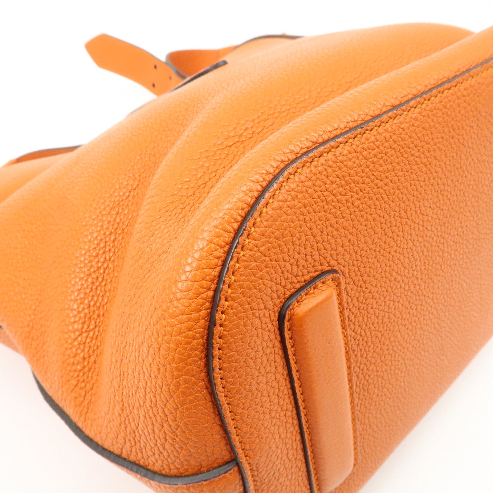 GUCCI New Jackie Leather Shoulder Bag Crossbody Bag Orange 380579 Used