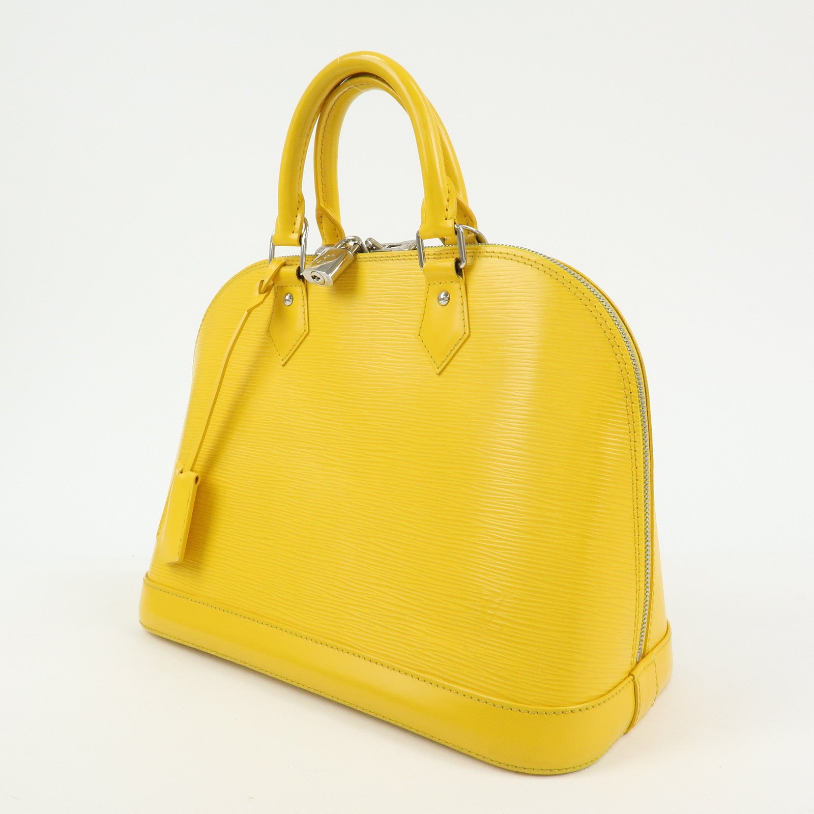 Louis Vuitton Epi Alma Epi Leather PM Hand Bag Citron M40619
