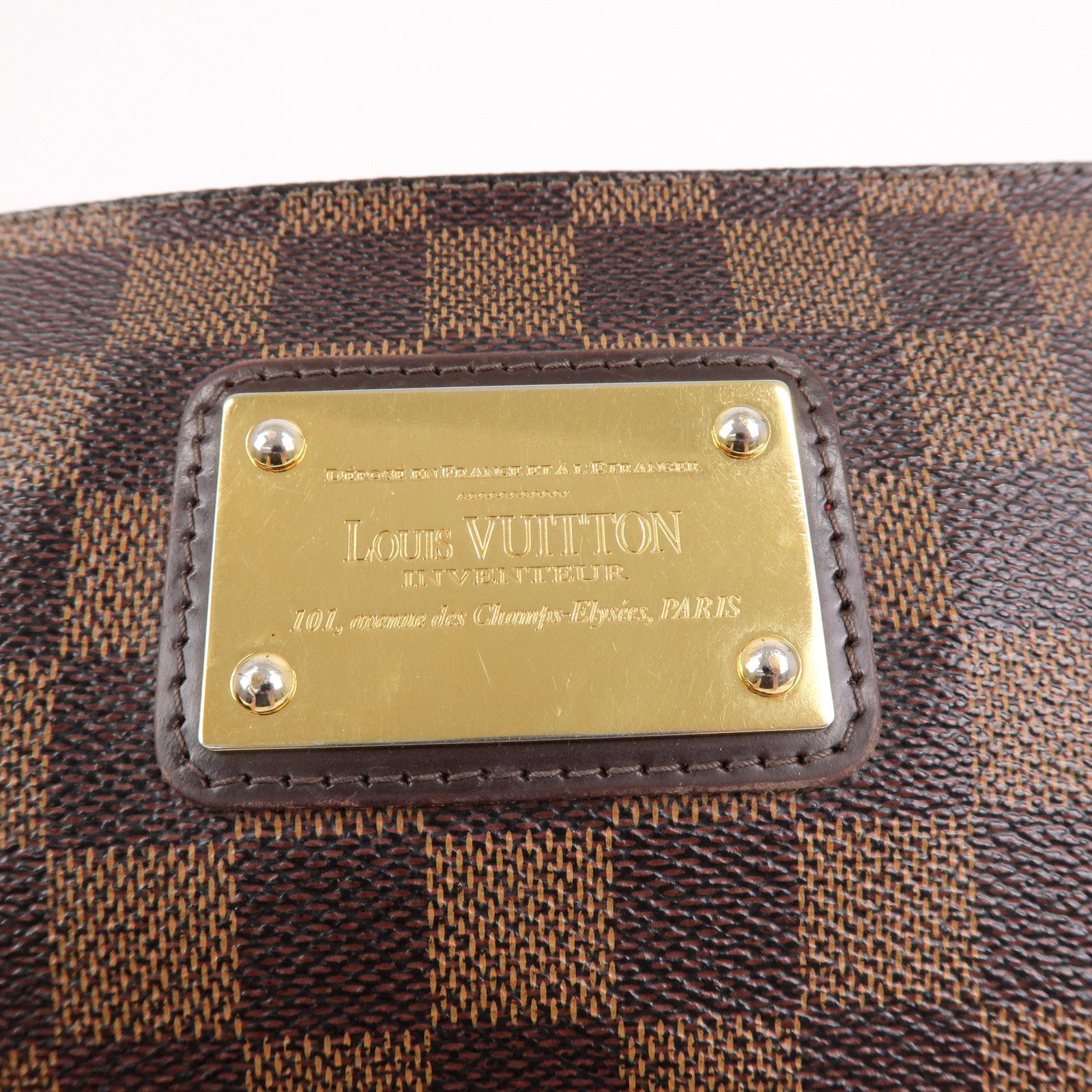 Louis Vuitton Damier Eva 2Way Hand Shoulder Bag Damier Ebene N55213
