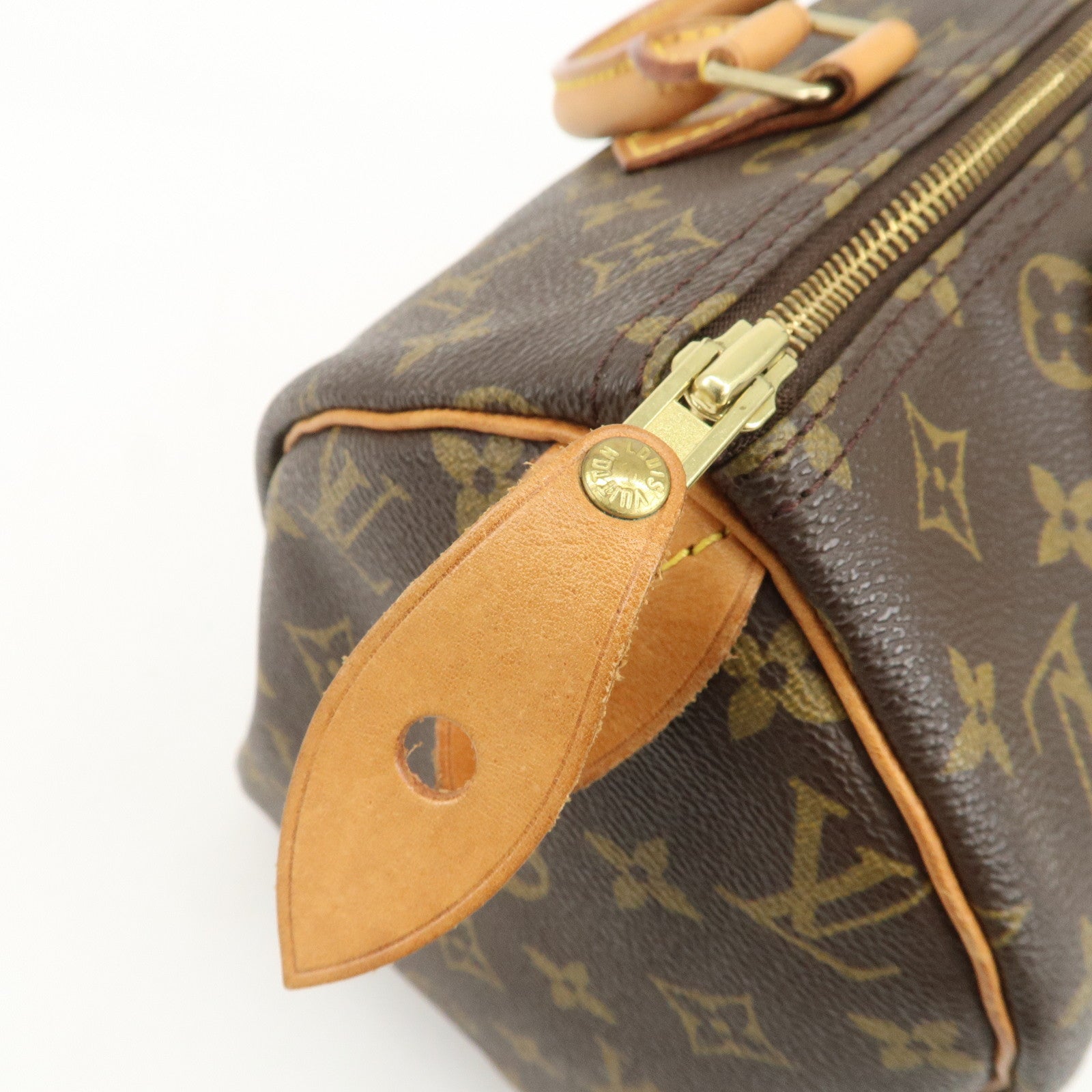 Louis Vuitton Monogram Speedy 30 Boston Bag Hand Bag Brown M41526