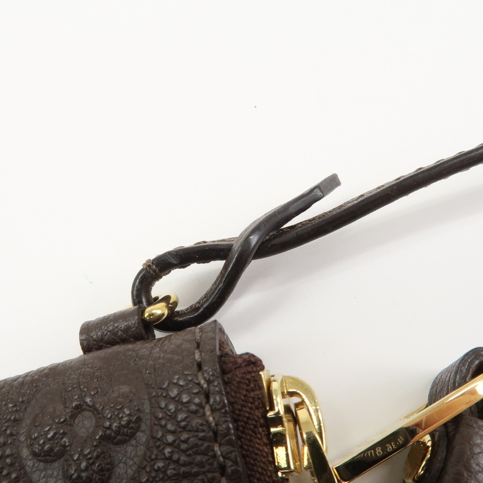 Louis Vuitton Monogram Empreinte Leather Pouch For Citadines Taupe