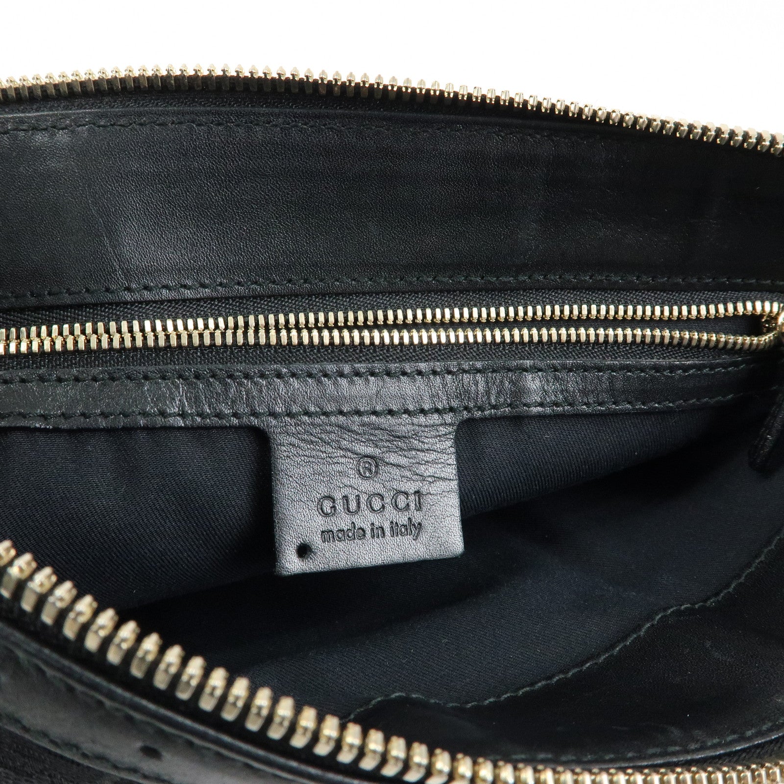 GUCCI Sherry Interlocking G GG Canvas Leather Shoulder Bag 131033