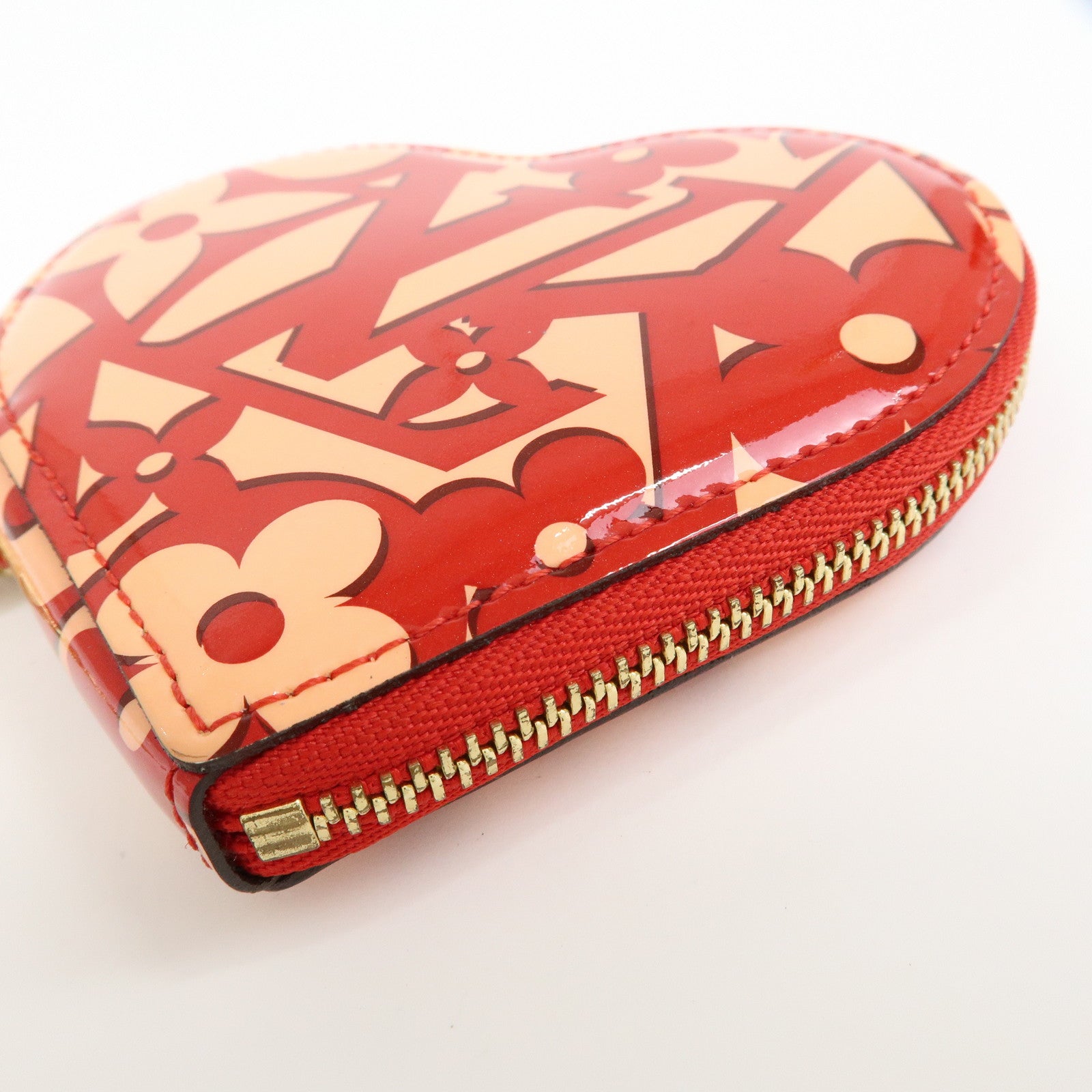 Louis Vuitton Sweet Monogram Vernis Portemonnaie Coeur Pink M90133