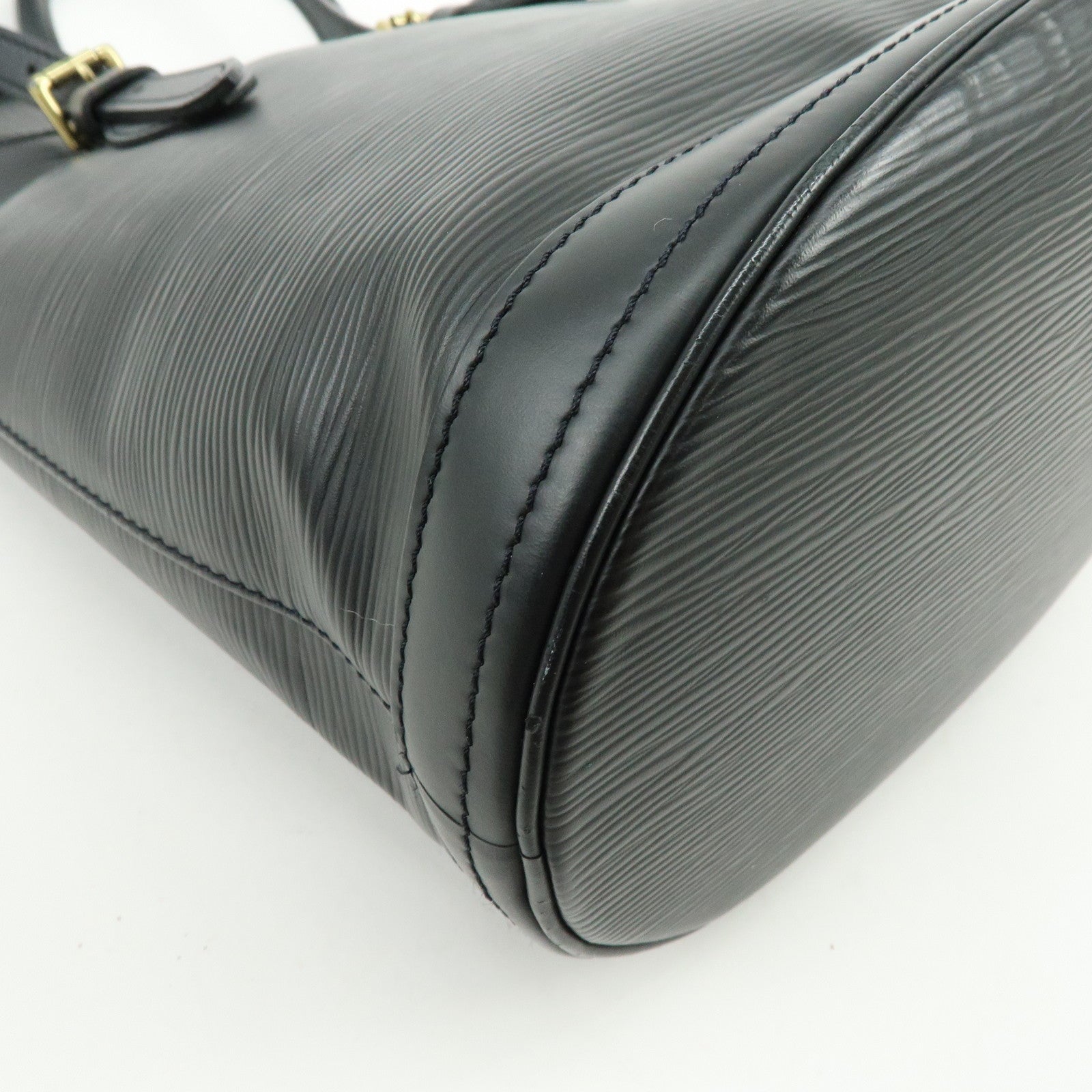 Louis Vuitton Epi Petit Bucket PM Shoulder Bag Noir M58992