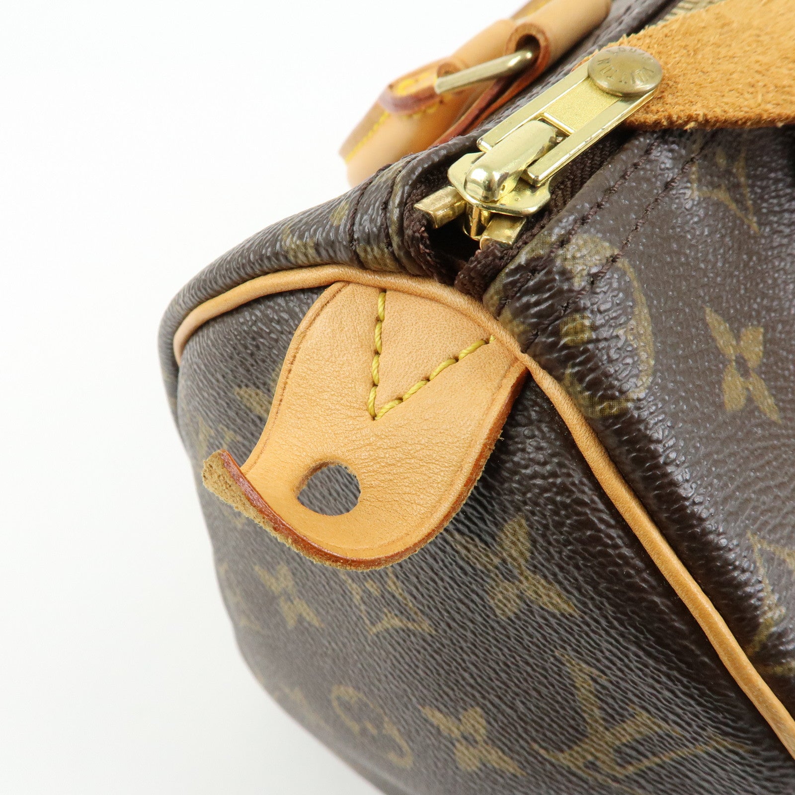 Louis Vuitton Monogram Speedy 25 Boston Bag Hand Bag Brown M41528