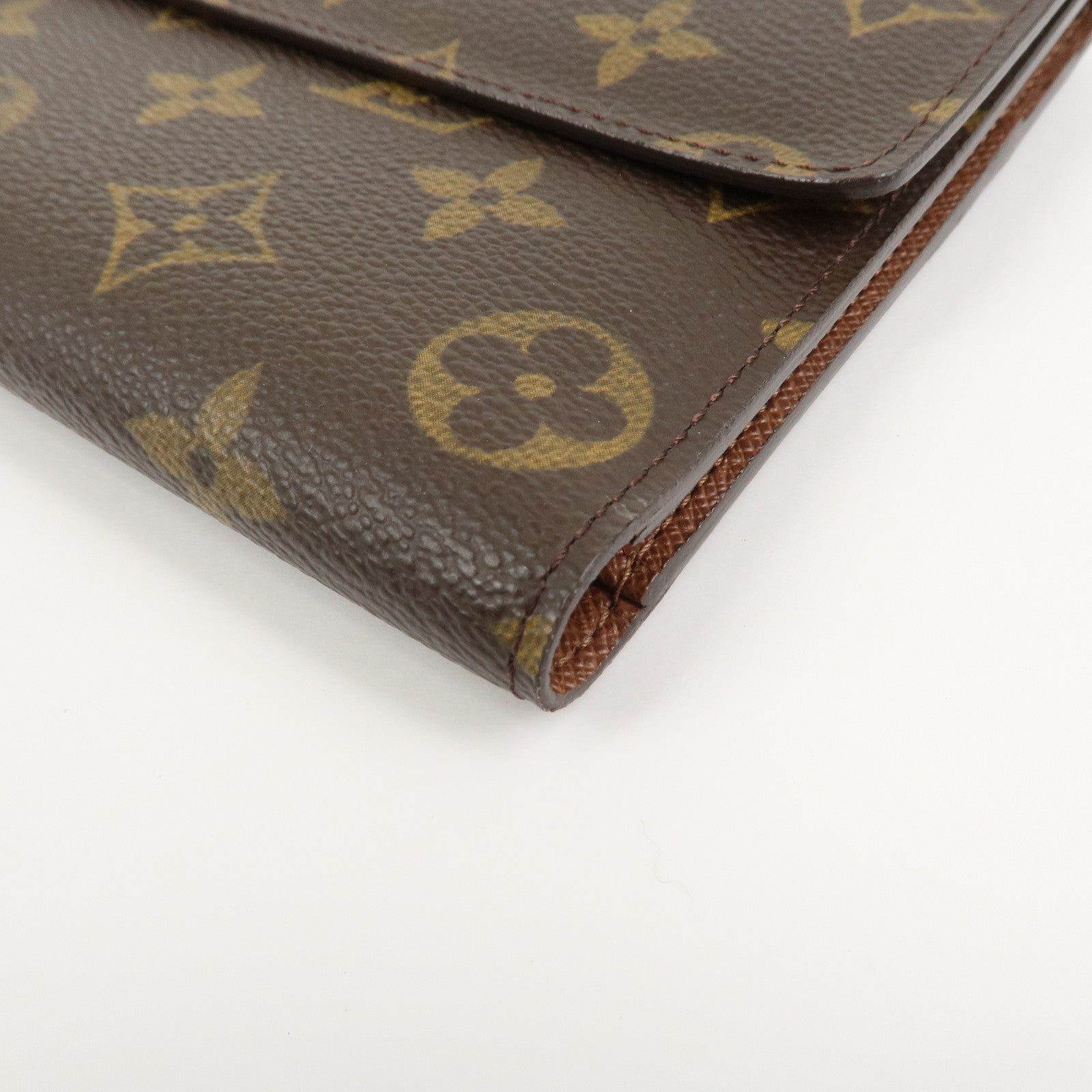 Louis Vuitton Monogram Canvas Pochette Passeport Brown M60135