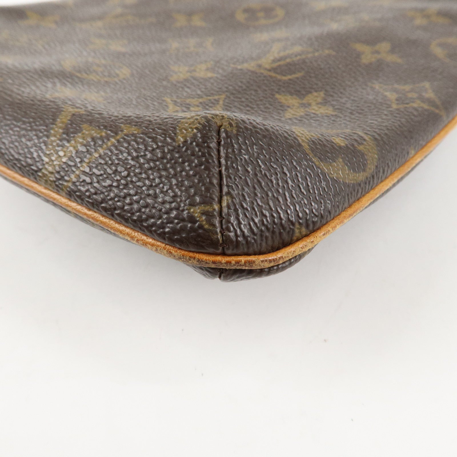 Louis Vuitton Monogram Partition Pouch Wristlet Bag M51901 Used
