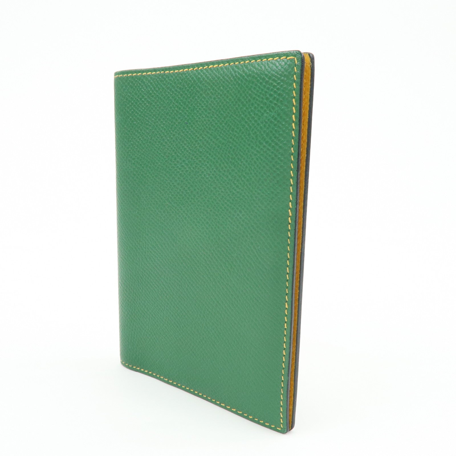 HERMES Veau Epsom Agenda GM Planner Cover □A Stamped Green