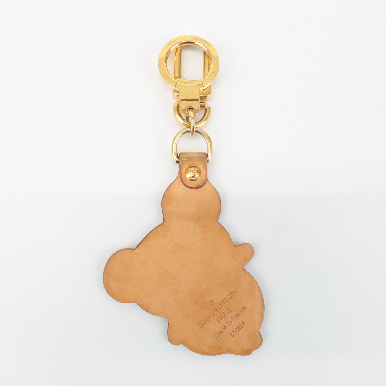 Louis Vuitton Porte Cles Panda Bag Charm Natural Gold M62637 Used