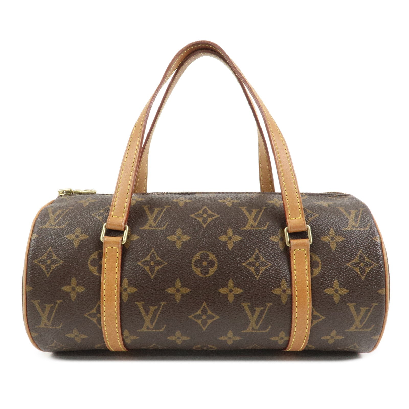 Louis Vuitton Monogram Papillon 26 Hand Bag Brown M51386
