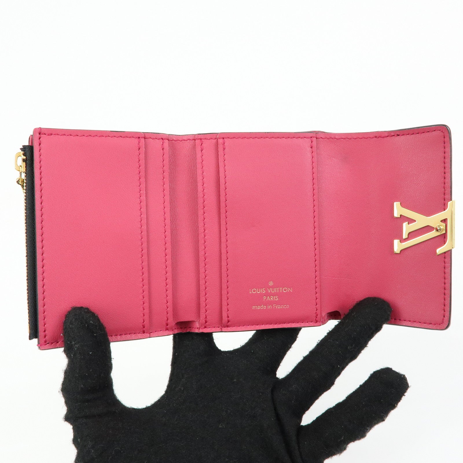 Louis Vuitton Portefoille Capucines XS Compact Wallet Black M68587