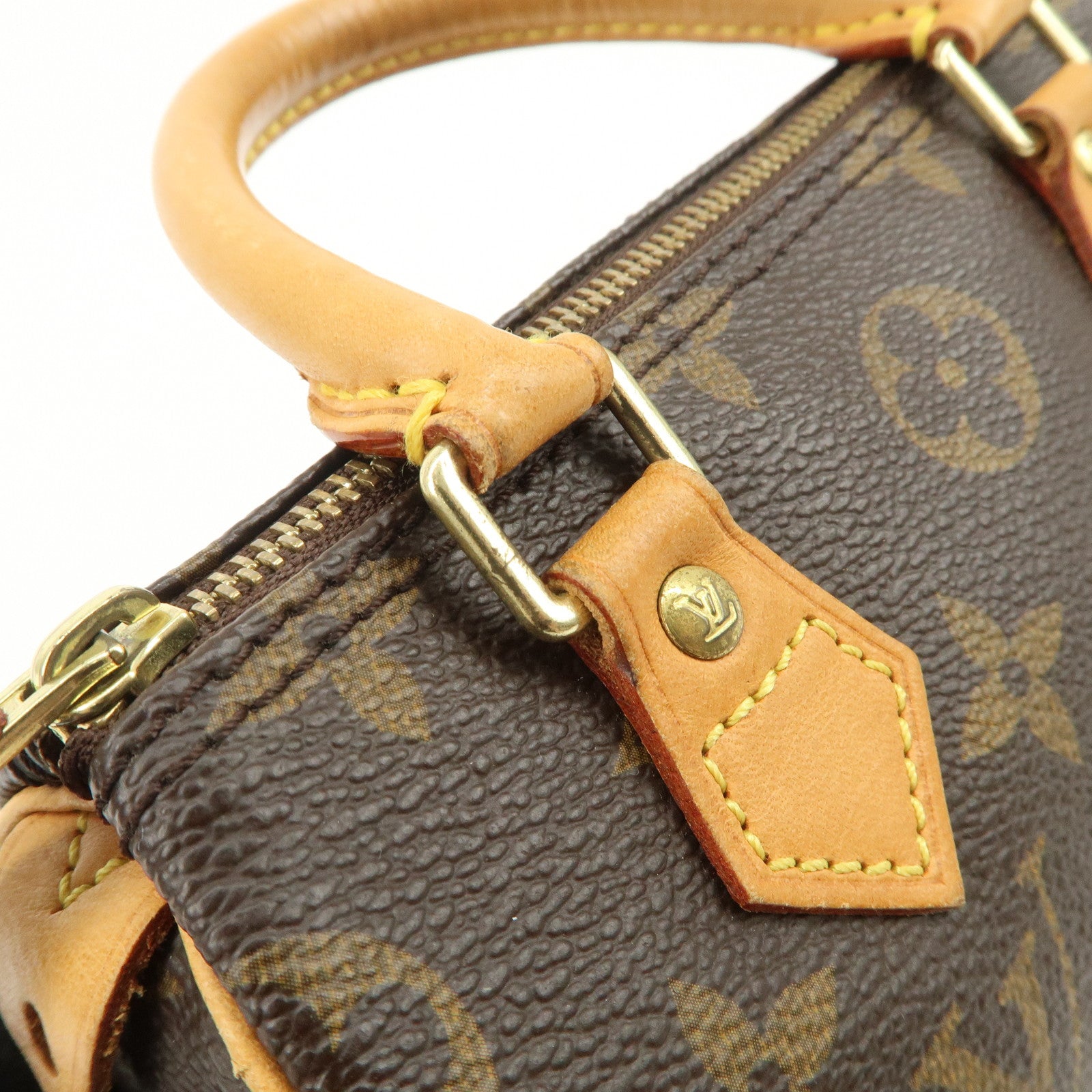 Louis Vuitton Monogram Mini Speedy & Shoulder Strap Brown M41534
