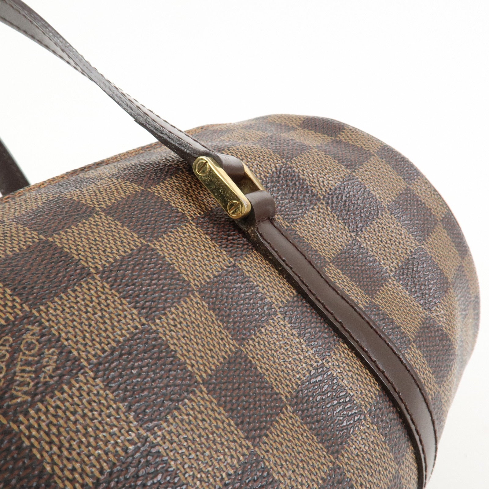 Louis Vuitton Damier Ebene Papillon 30 Hand Bag Brown N51303