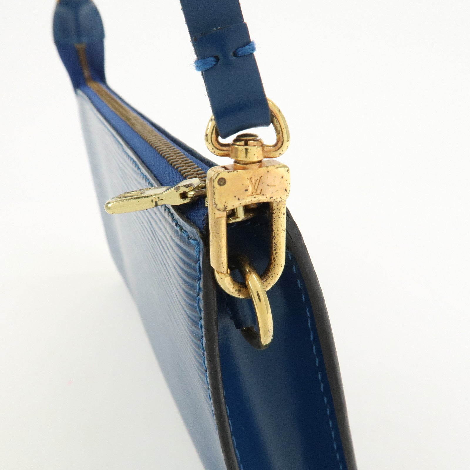 Louis Vuitton Epi Pochette Accessoires Pouch Toledo Blue M52945
