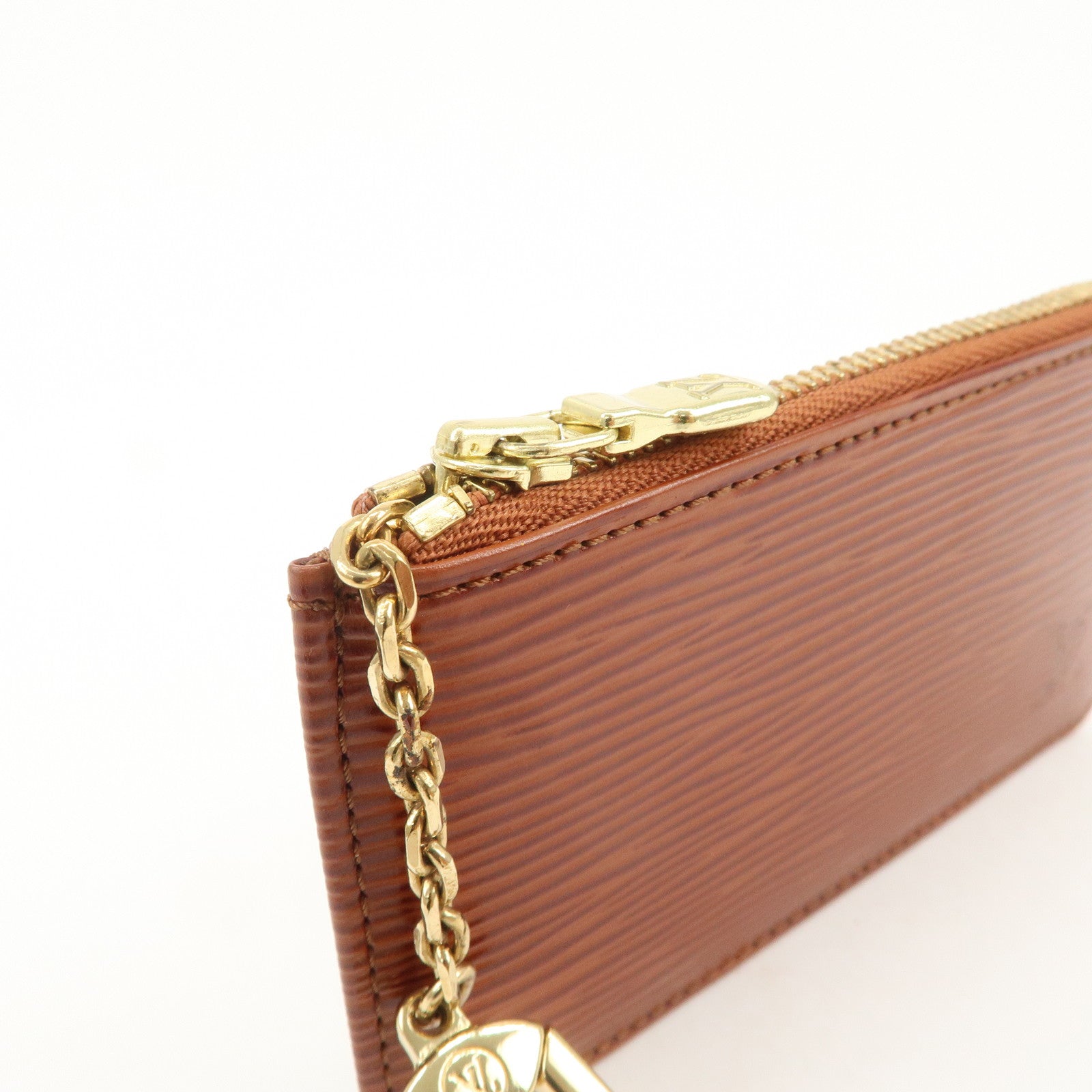Louis Vuitton Epi Pochette Cles Coin Case Kenya Brown M63803