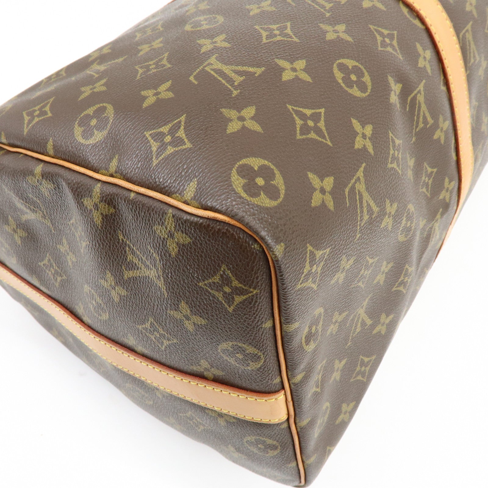 Louis Vuitton Monogram Keep All Bandouliere 50 Boston Bag M41416