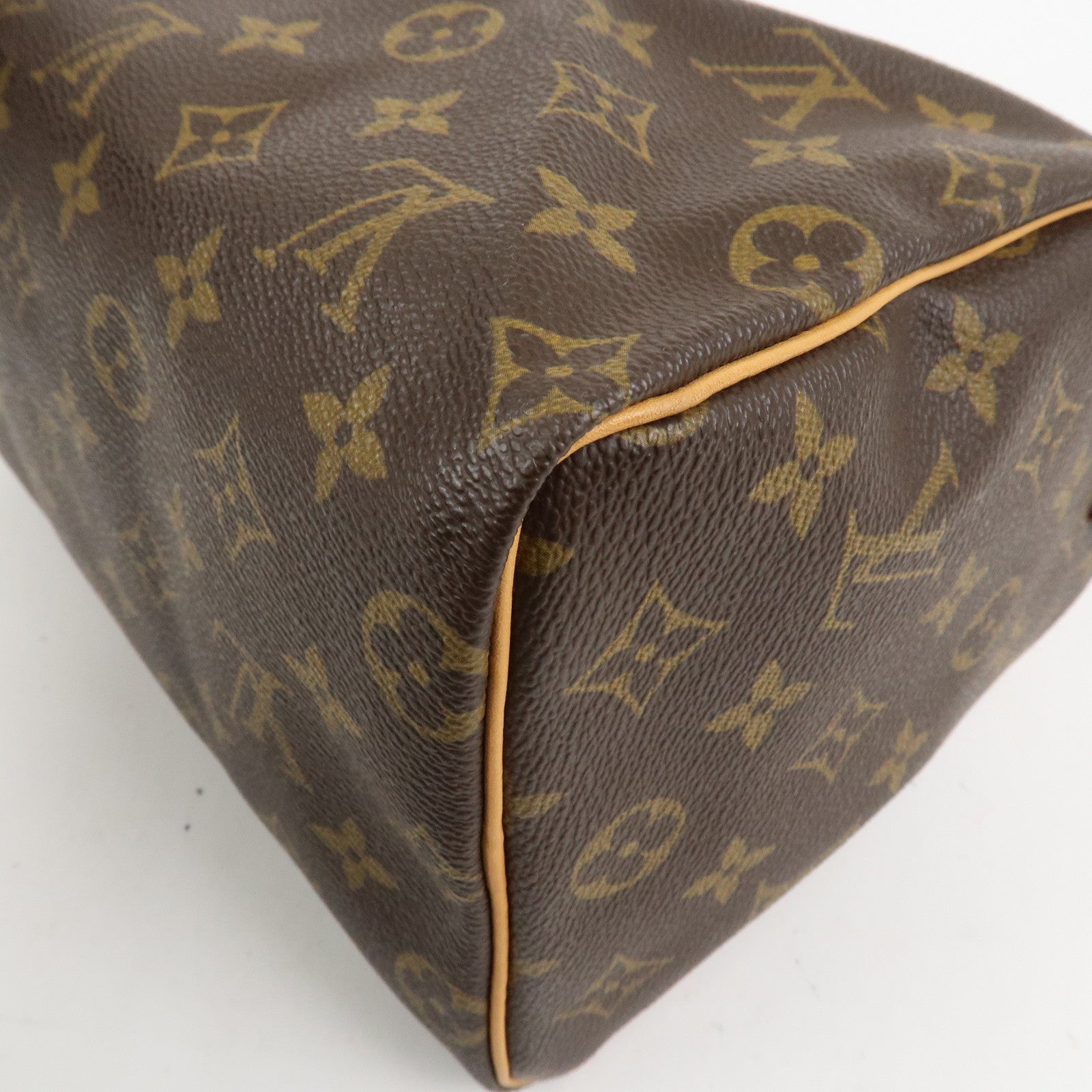 Louis Vuitton Monogram Speedy 25 Boston Bag Brown M41528