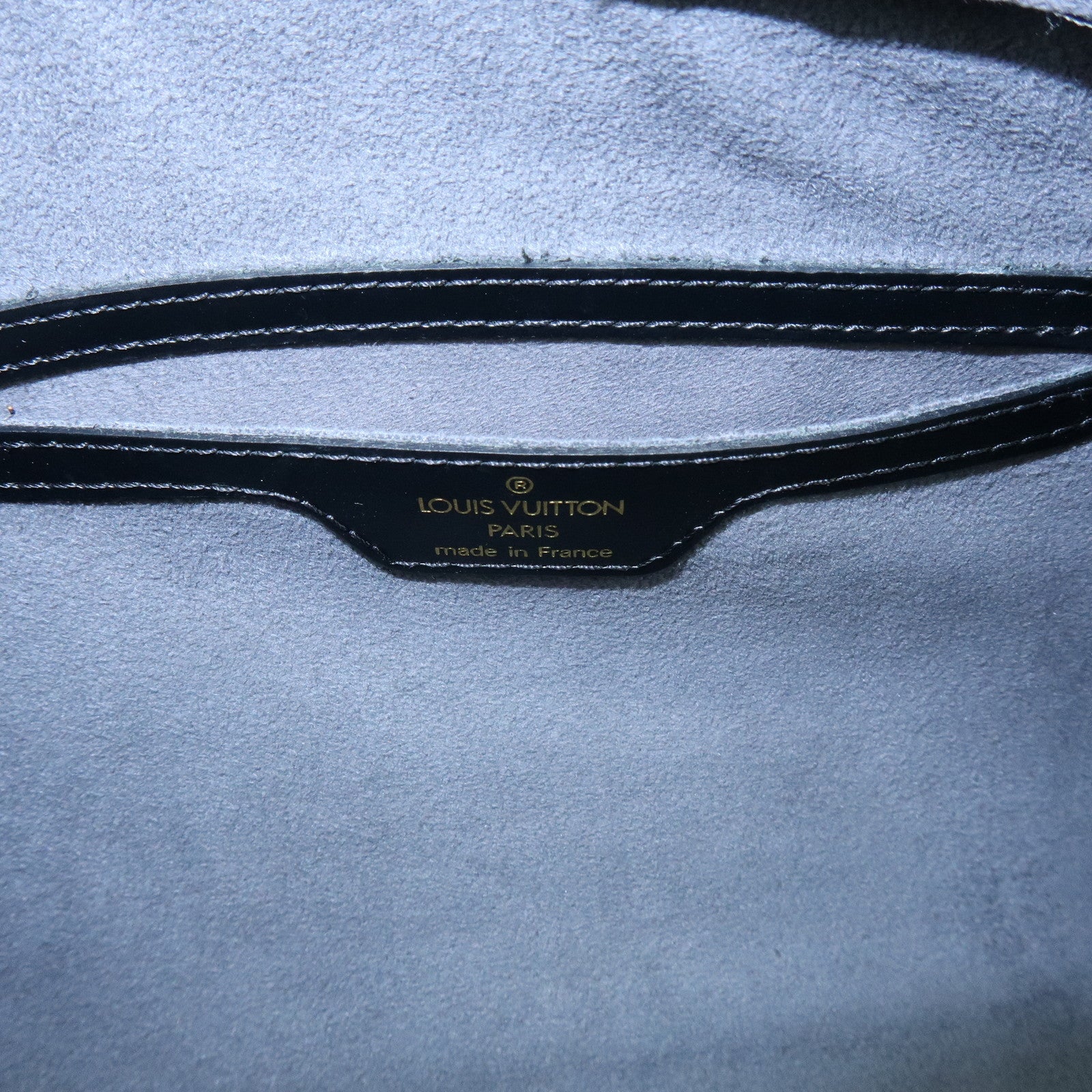Louis Vuitton Epi Soufflot Shoulder Bag & Pouch Noir M52222