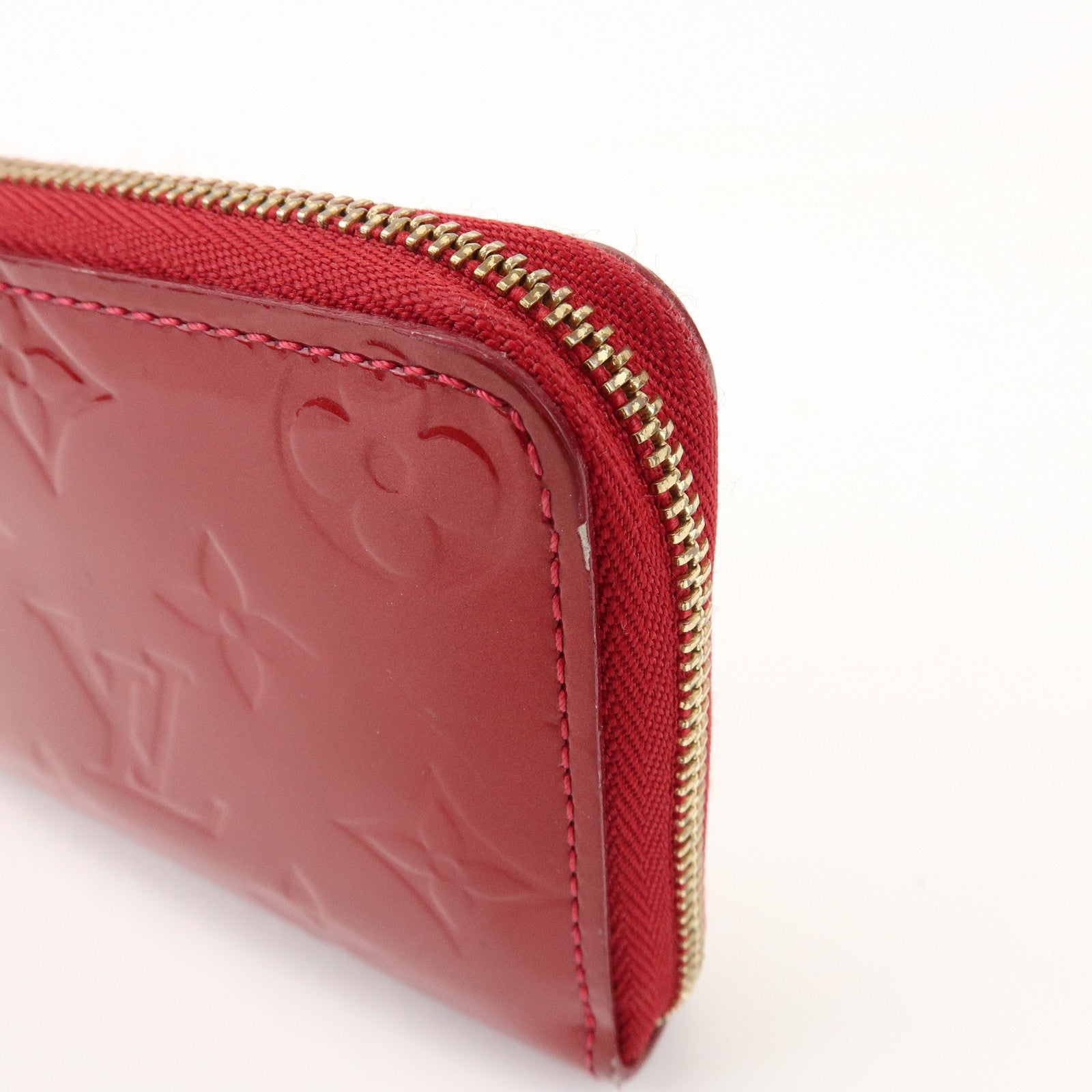 Louis Vuitton Monogram Vernis Leather Zippy Coin Case Pomme d'Amour
