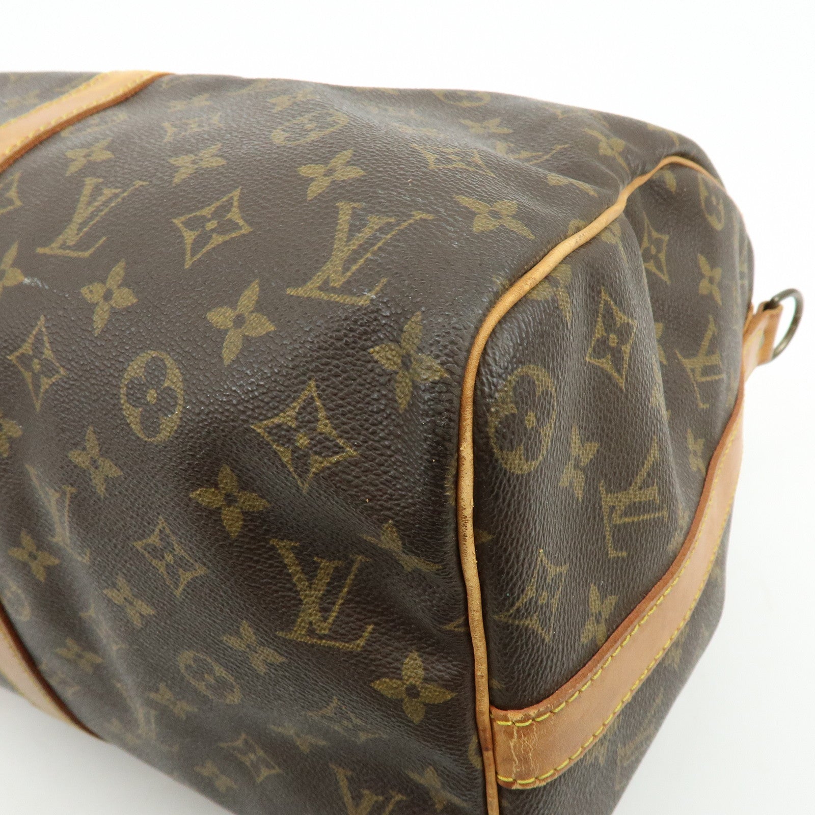 Louis Vuitton Monogram Keep All Bandouliere 45 Boston Bag M41418