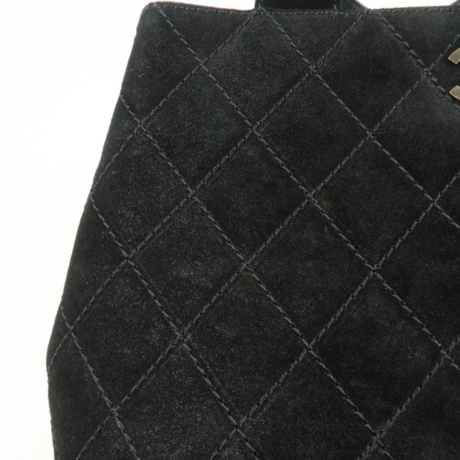 CHANEL Wild Stitch Matelasse Suede 2Way Bag Shoulder Bag Hand Bag