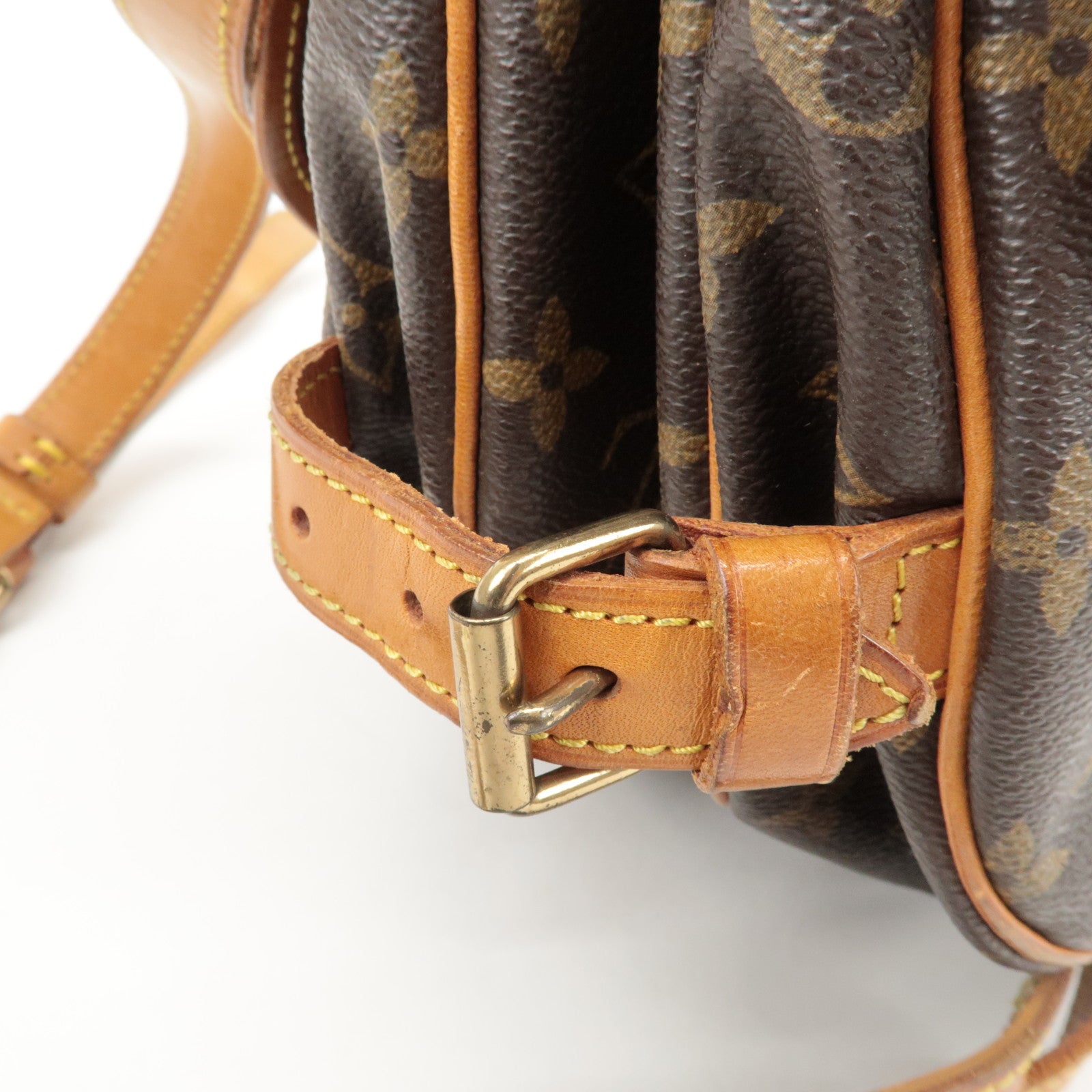 Louis Vuitton Monogram Saumur 30 Shoulder Bag Brown M42256 Used