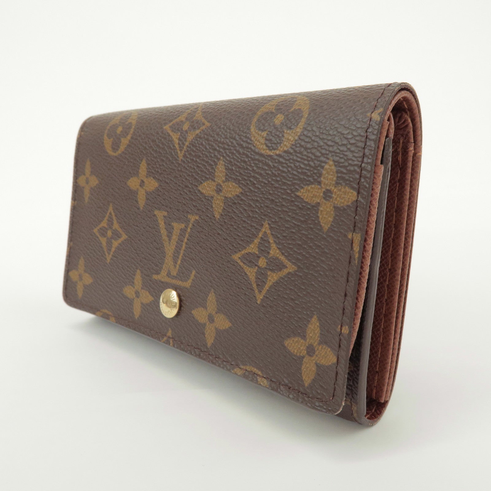 Louis Vuitton Monogram Porte Monnaie Billet Tresor Wallet M61730