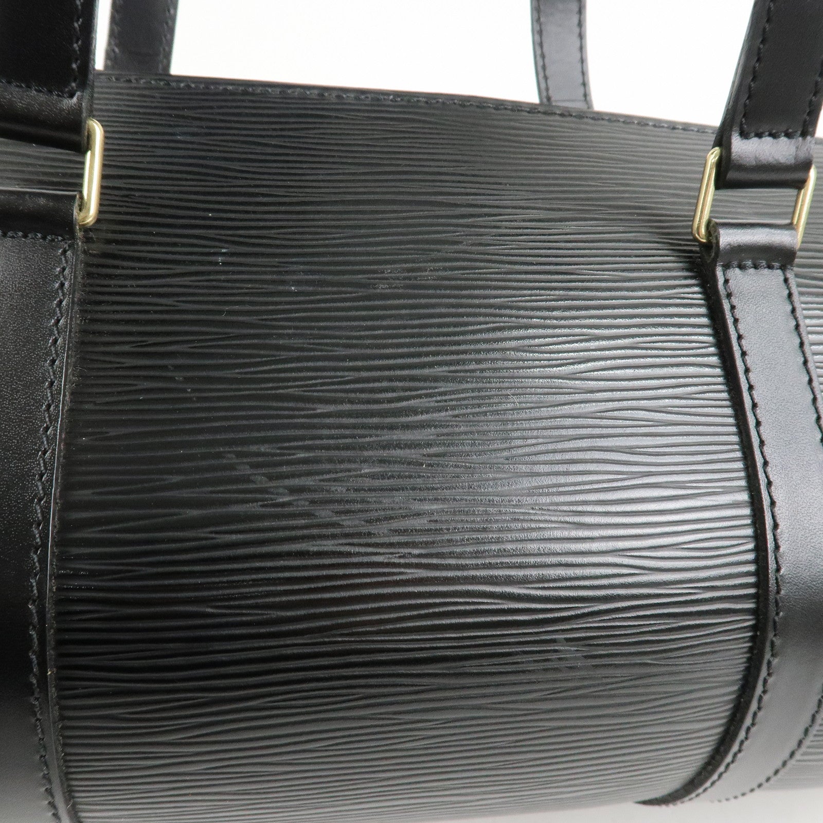 Louis Vuitton Epi Soufflot Hand Bag Shoulder Bag Noir M52862