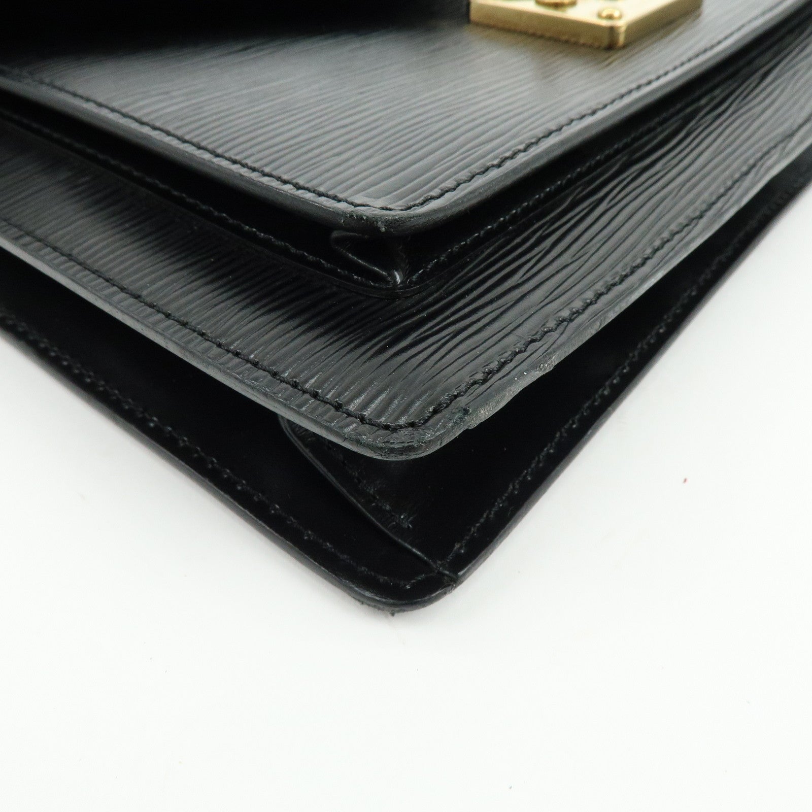 Louis Vuitton Epi Monceau 2Way Shoulder Bag Hand Bag Noir M52122