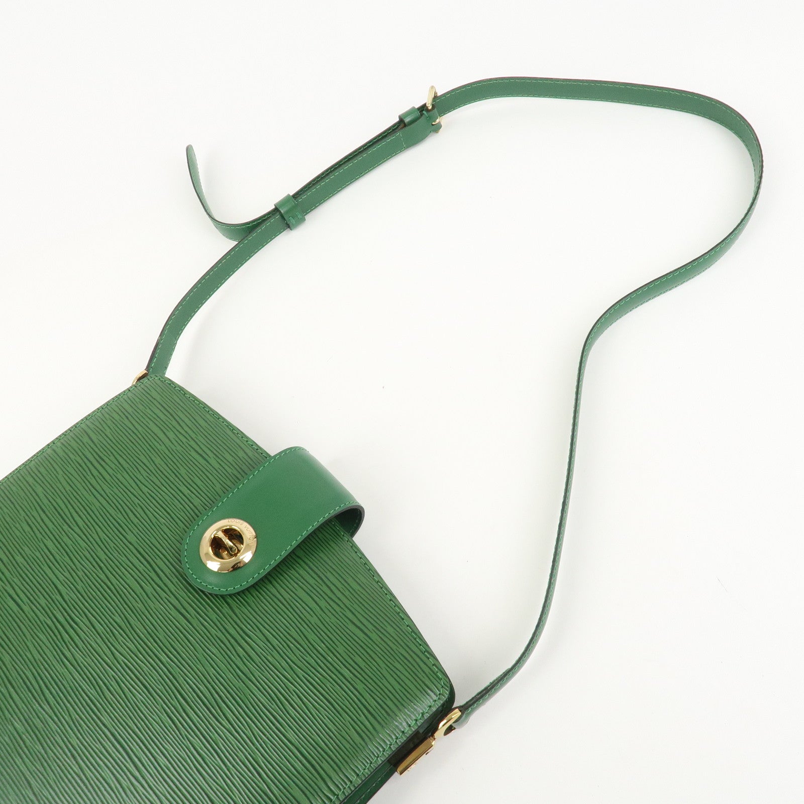 Louis Vuitton Epi Capucines Leather Shoulder Bag BorneoGreen M52344
