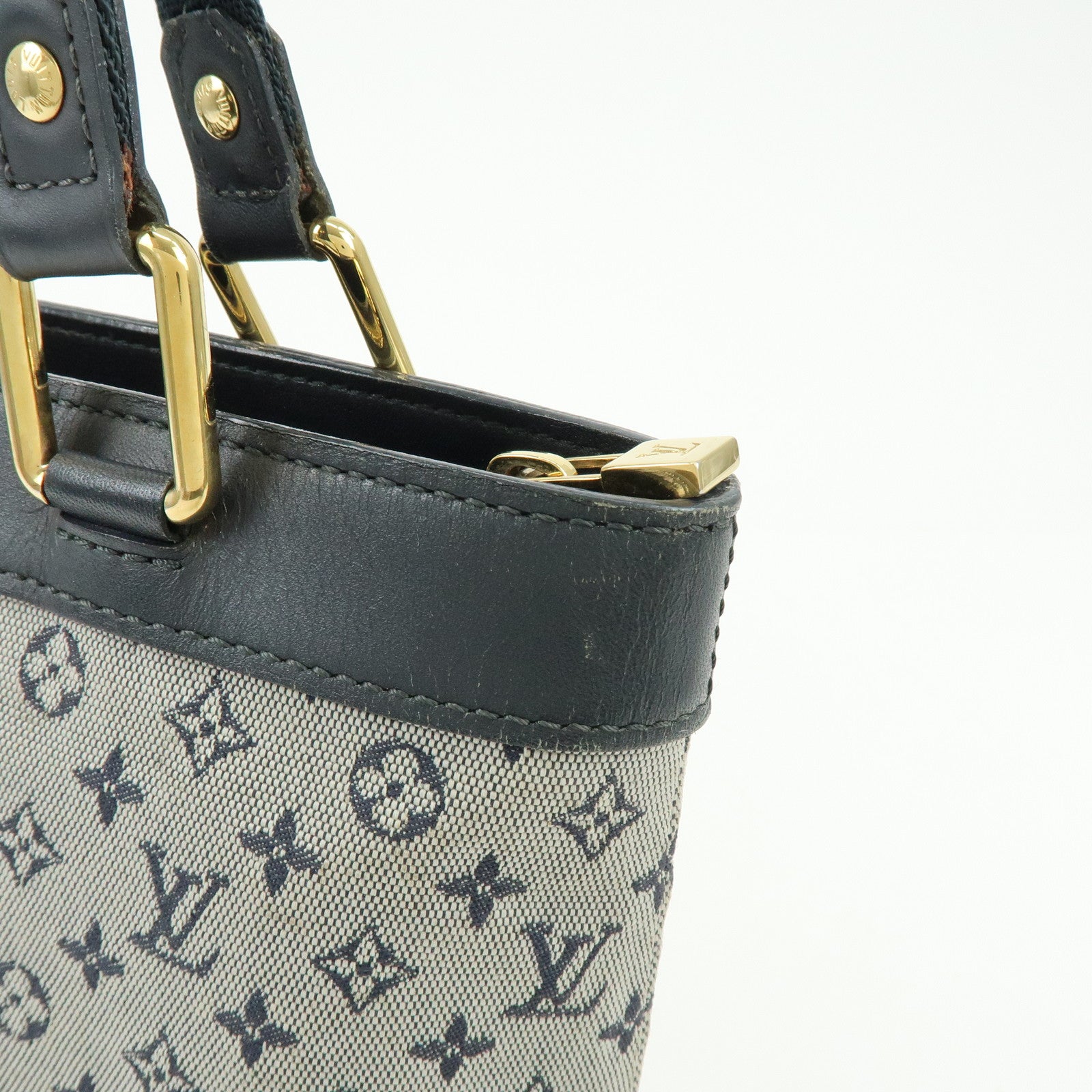 Louis Vuitton Monogram Mini Lucille PM Hand Bag Blue M92676