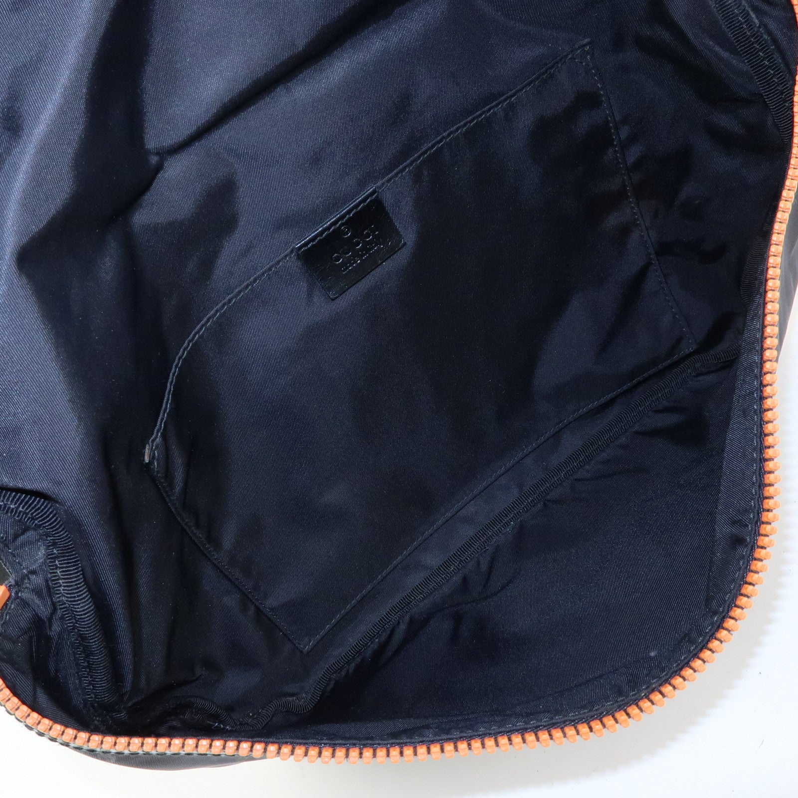 GUCCI Logo Nylon Rubber Waist Pouch Body Bag Black 211128