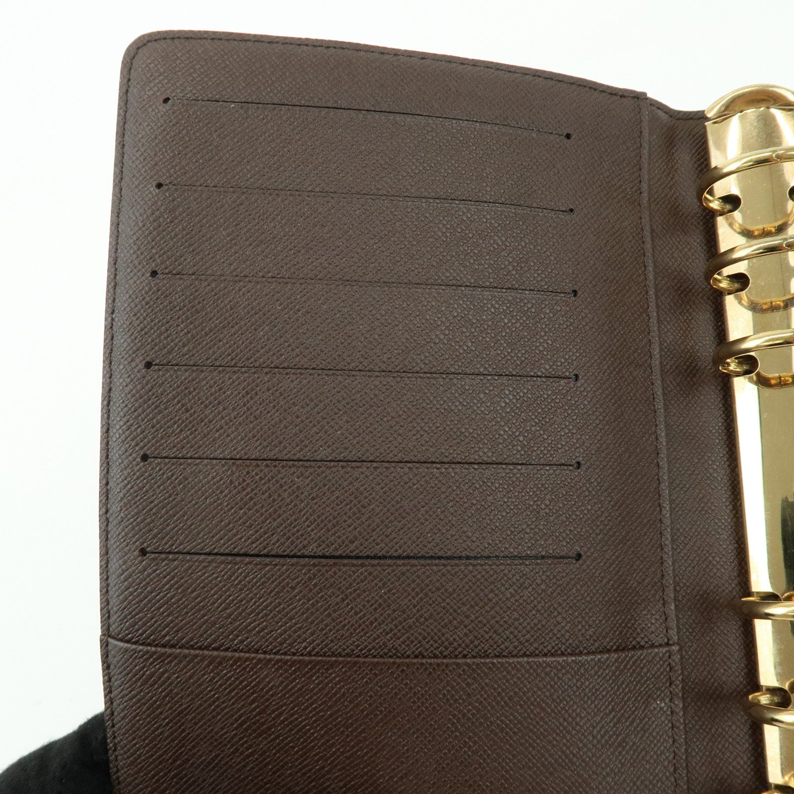Louis Vuitton Damier Agenda GM Canvas Planner Cover Ebene R20107